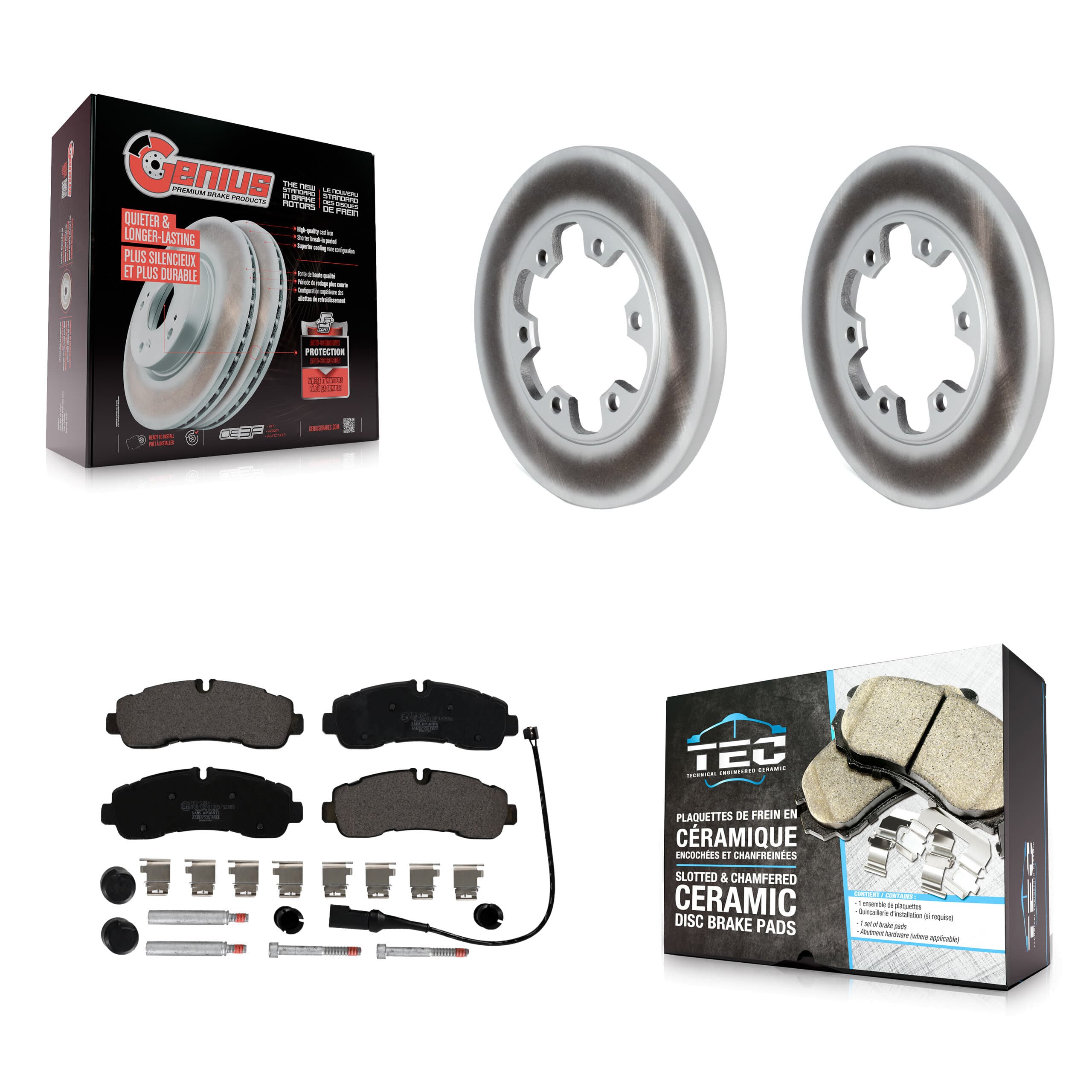 Transit Auto - KGT-103062 - Rear Disc Brake Kits image 1