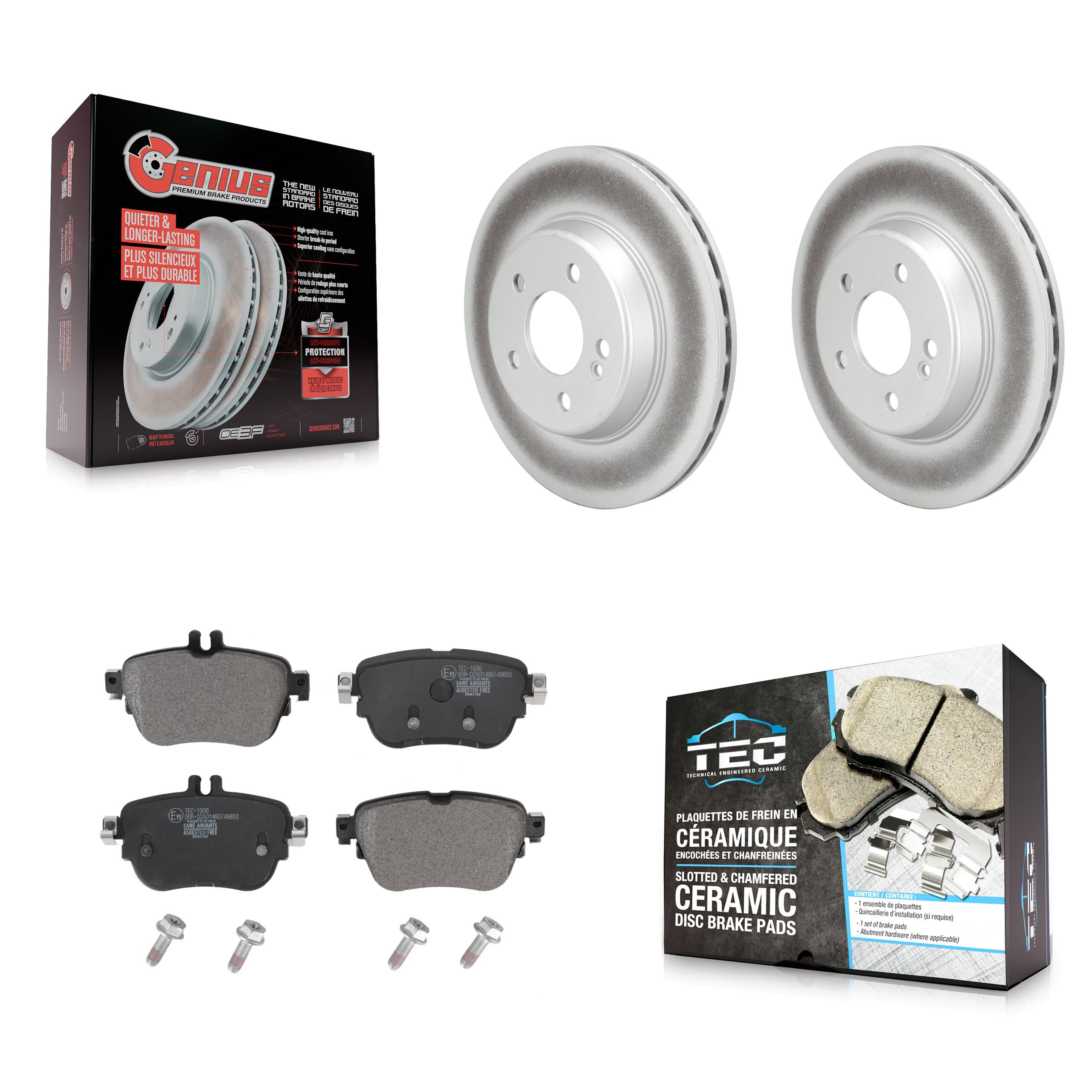 Transit Auto - KGT-103066 - Rear Disc Brake Kits image 1