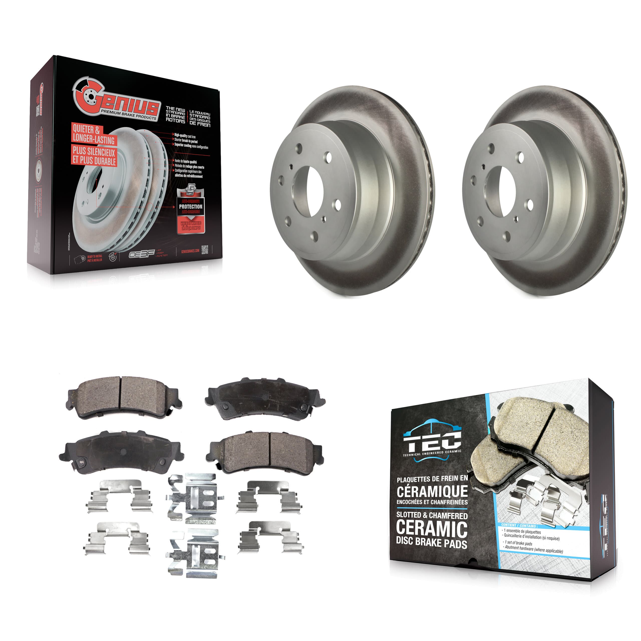 Transit Auto - KGT-103068 - Rear Disc Brake Kits image 1
