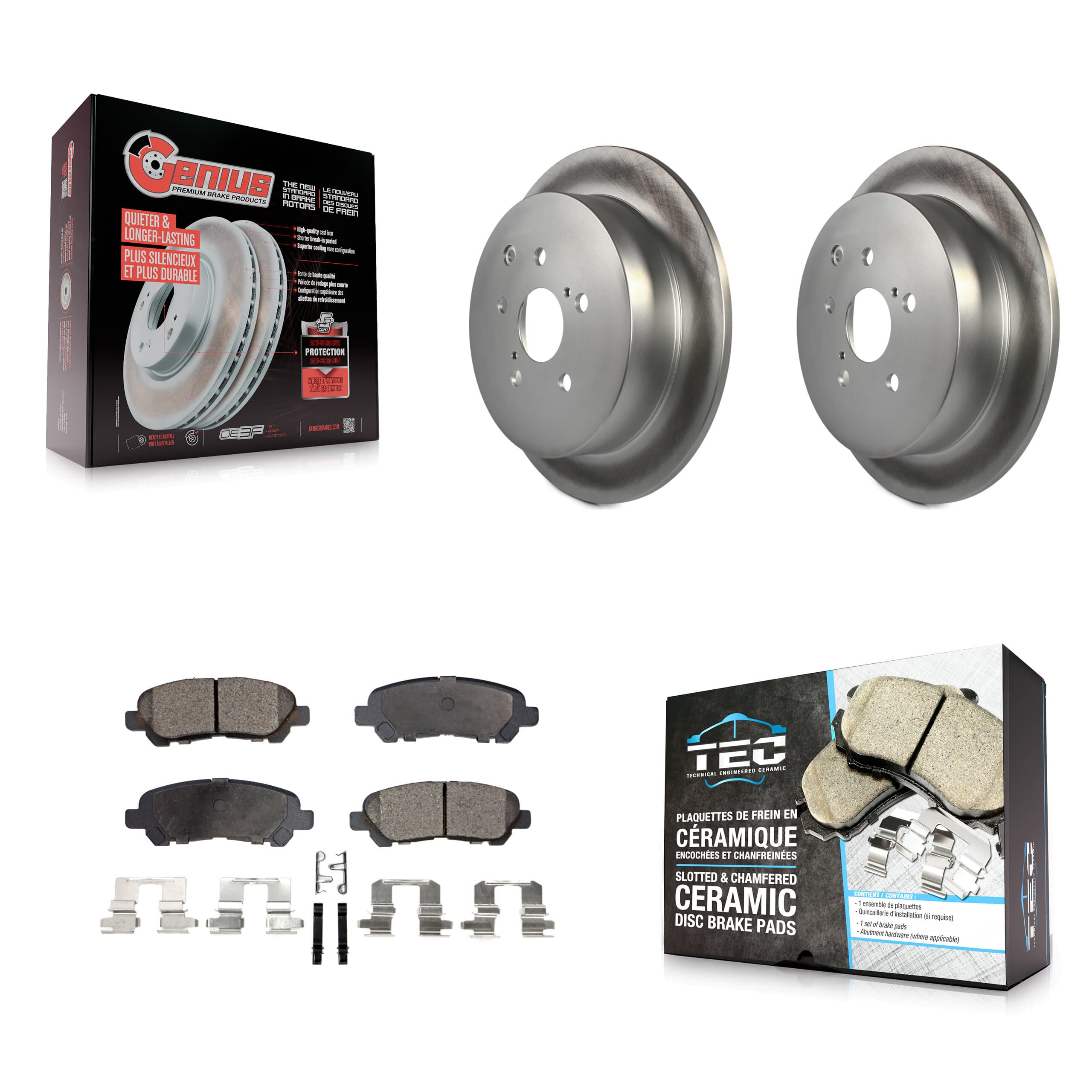 Transit Auto - KGT-103127 - Rear Disc Brake Kits image 1