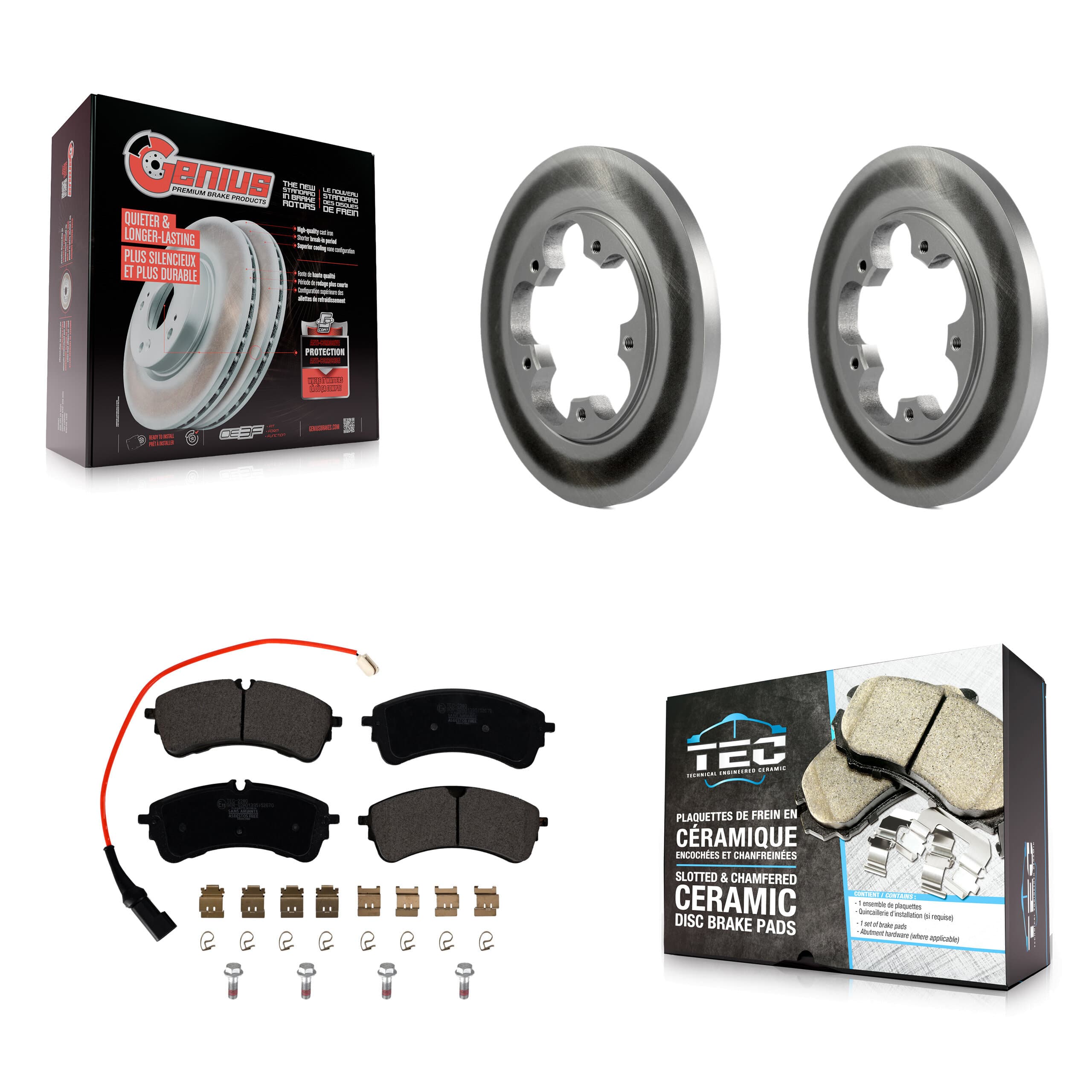 Transit Auto - KGT-103147 - Rear Disc Brake Kits image 1