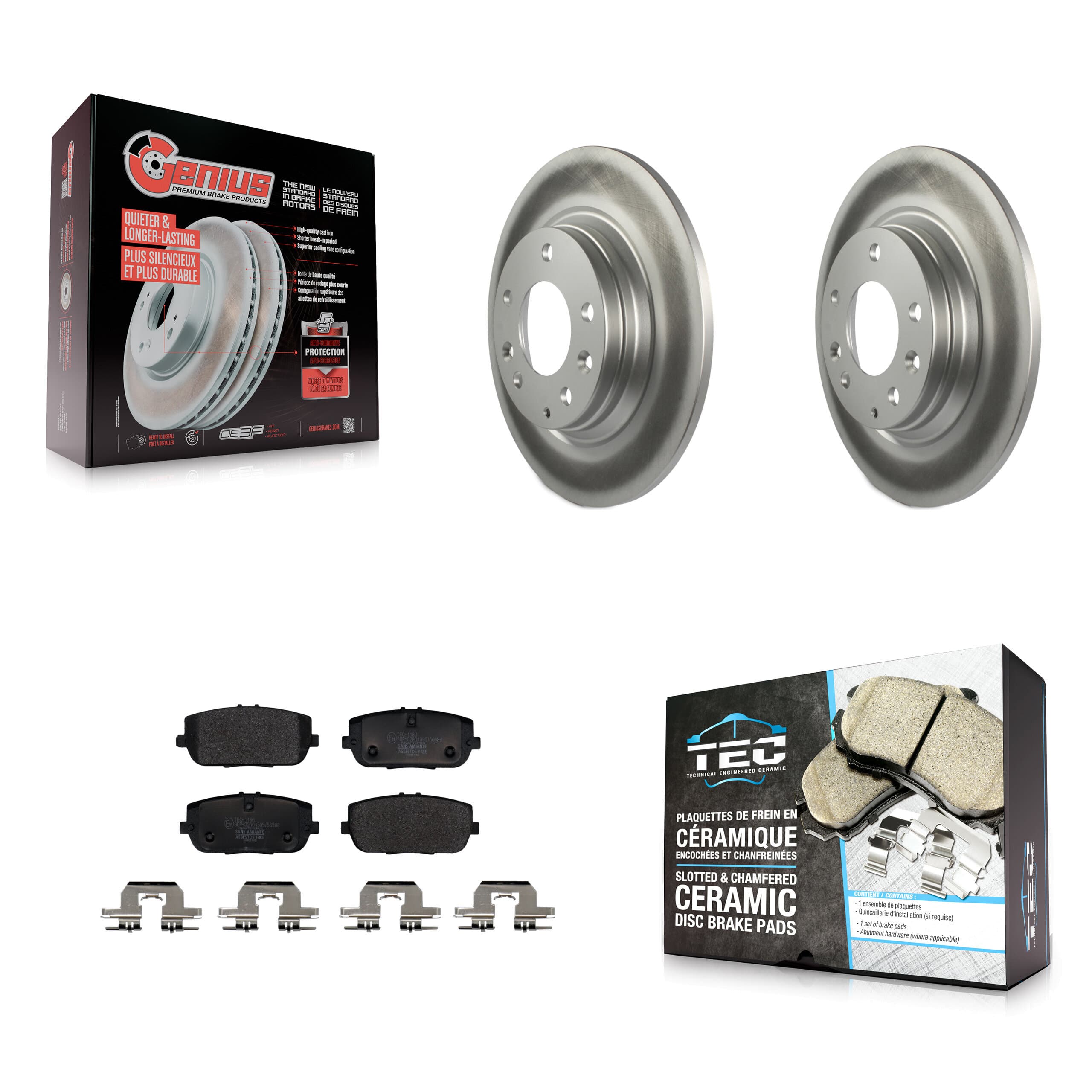Transit Auto - KGT-103148 - Rear Disc Brake Kits image 1
