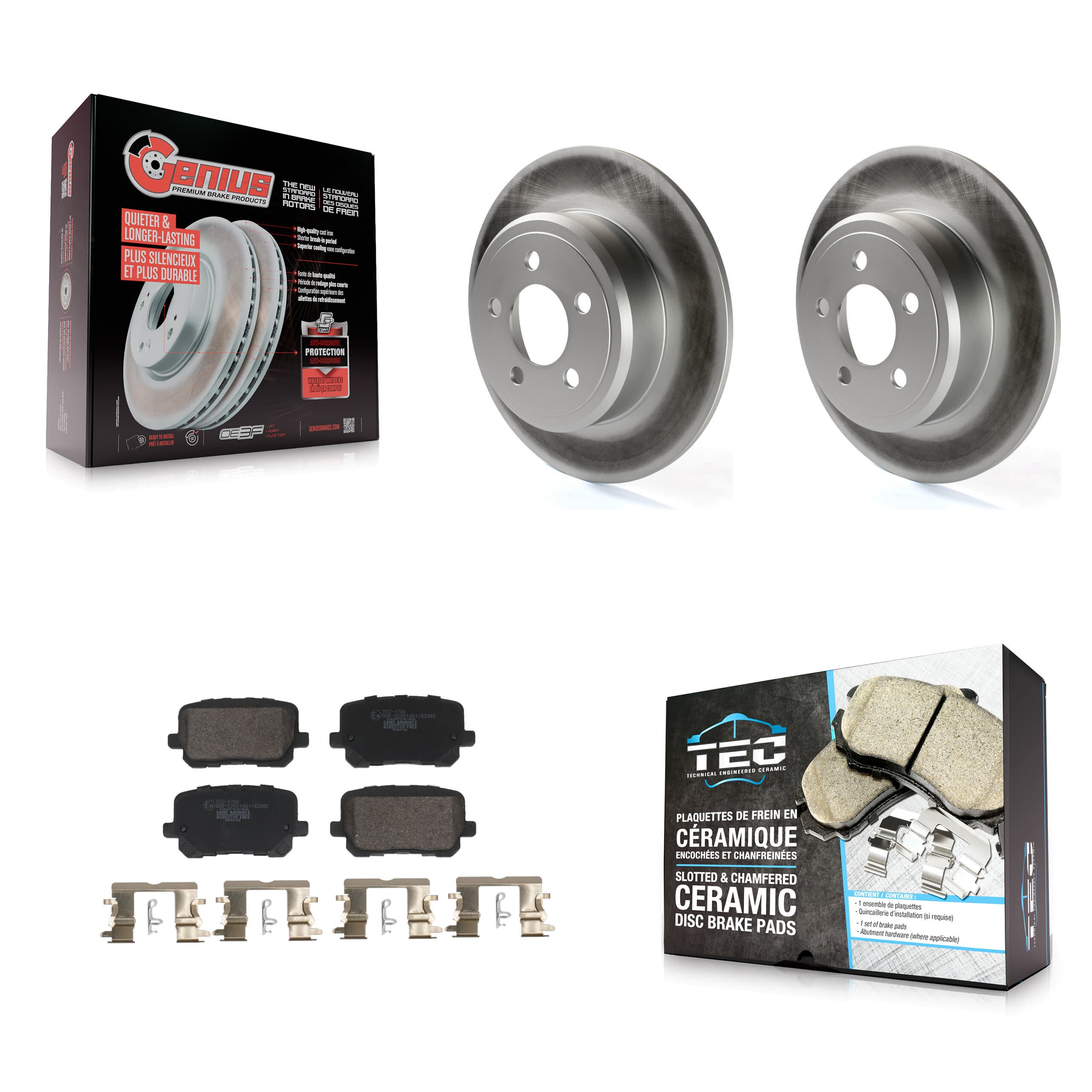 Transit Auto - KGT-103189 - Rear Disc Brake Kits image 1