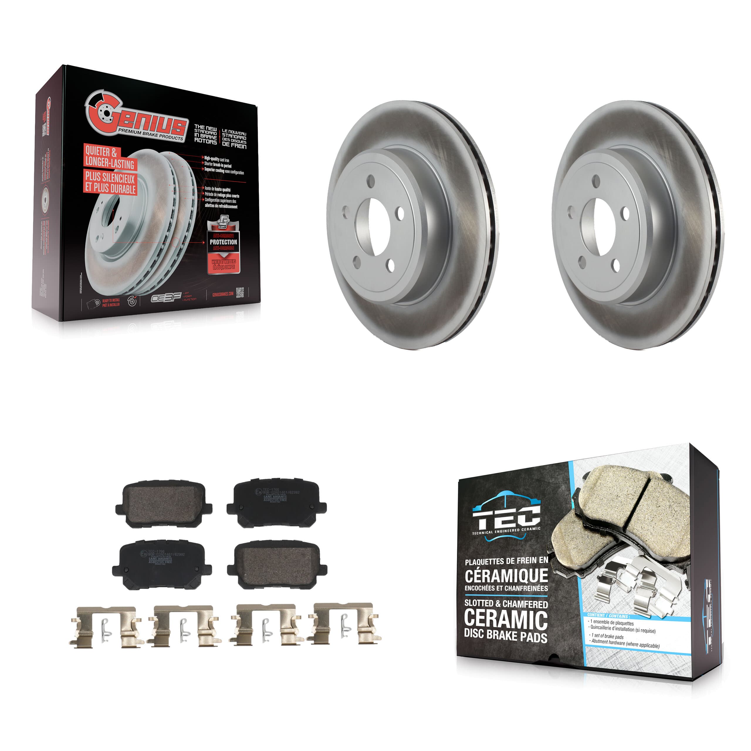 Transit Auto - KGT-103190 - Rear Disc Brake Kits image 1