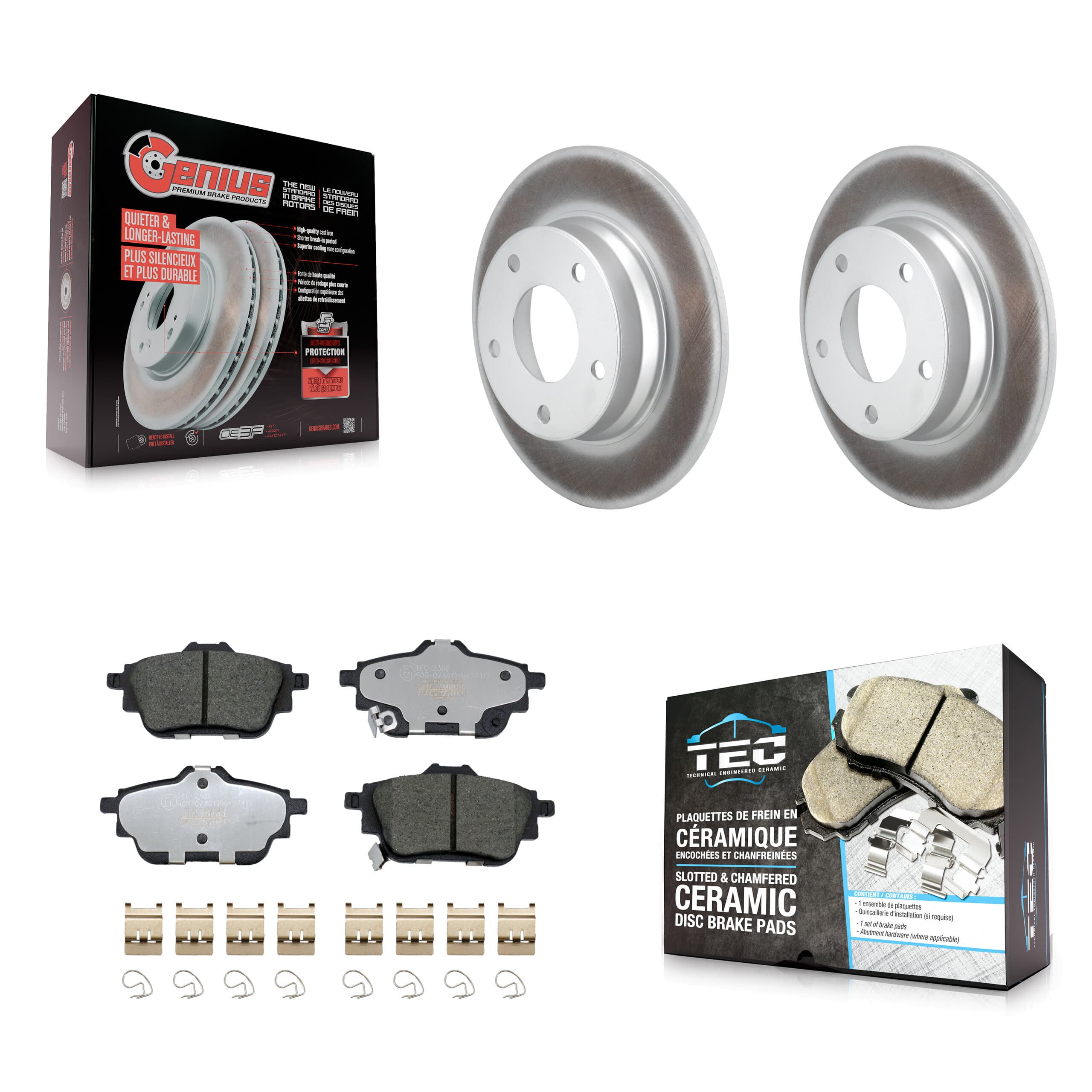 Transit Auto - KGT-103276 - Rear Disc Brake Kits image 1