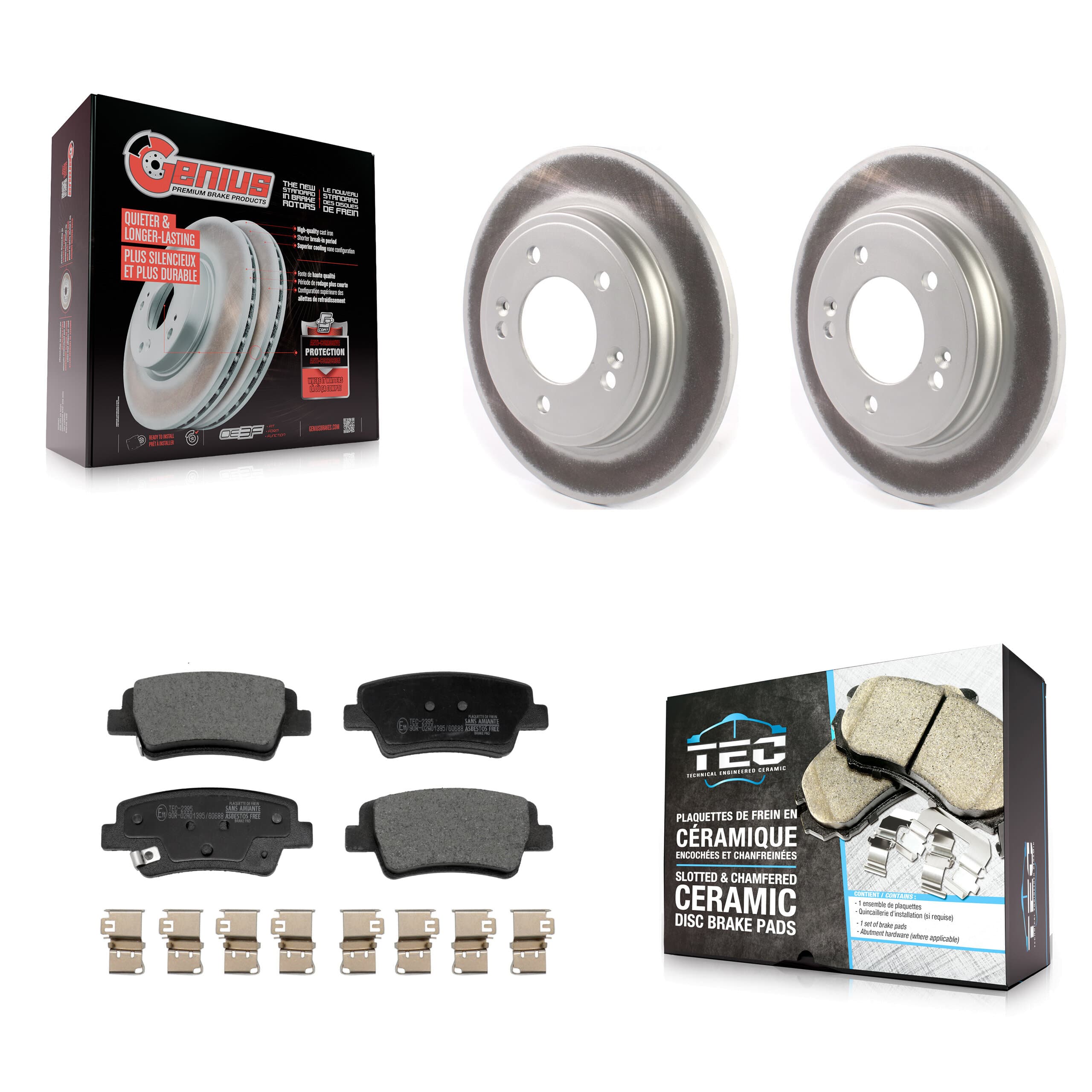 Transit Auto - KGT-103281 - Rear Disc Brake Kits image 1