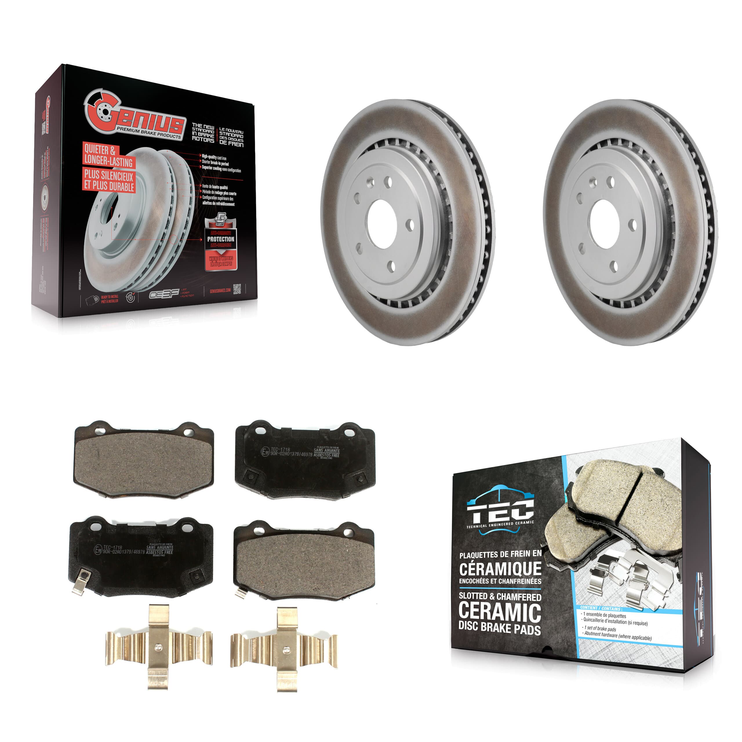 Transit Auto - KGT-103283 - Rear Disc Brake Kits image 1
