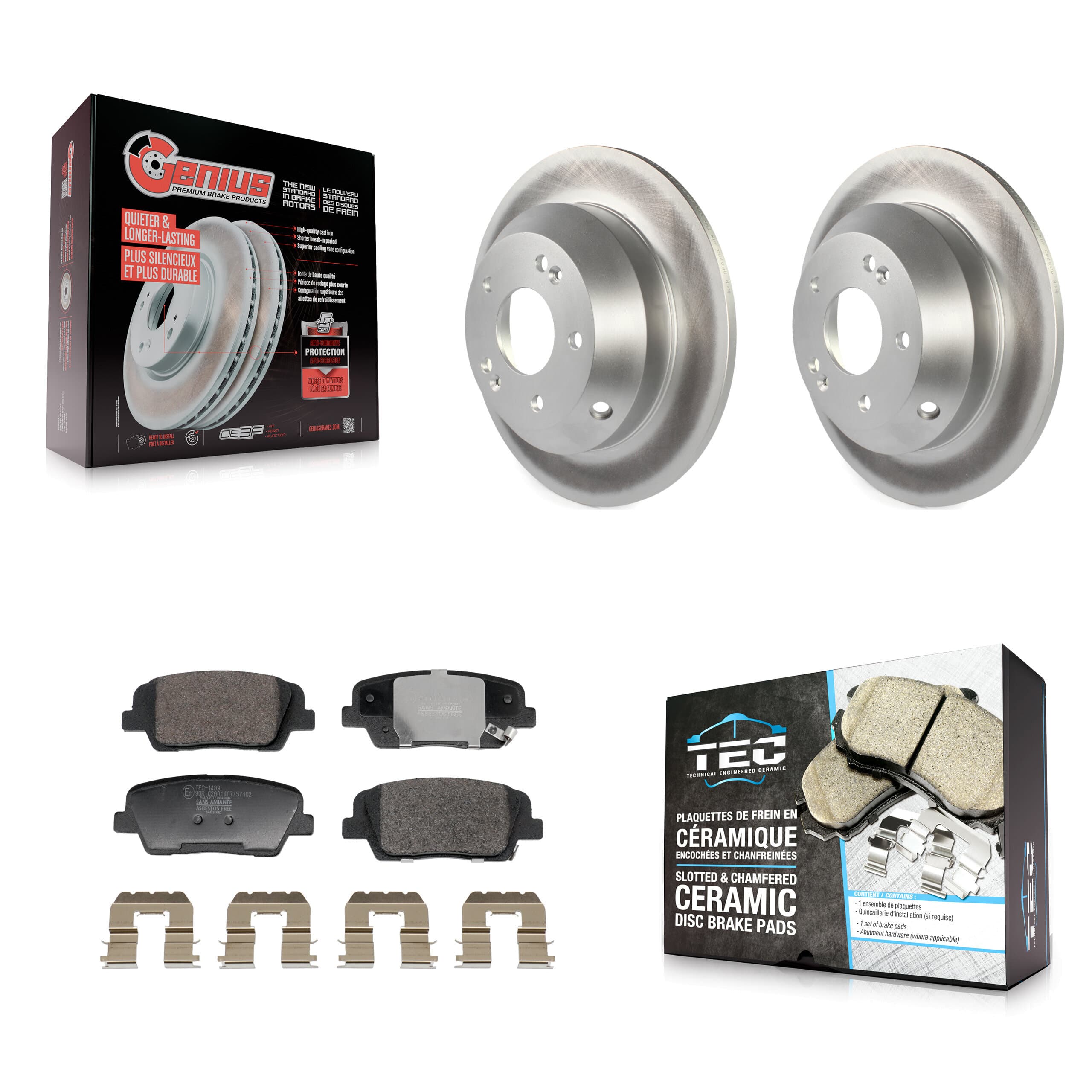 Transit Auto - KGT-103288 - Rear Disc Brake Kits image 1