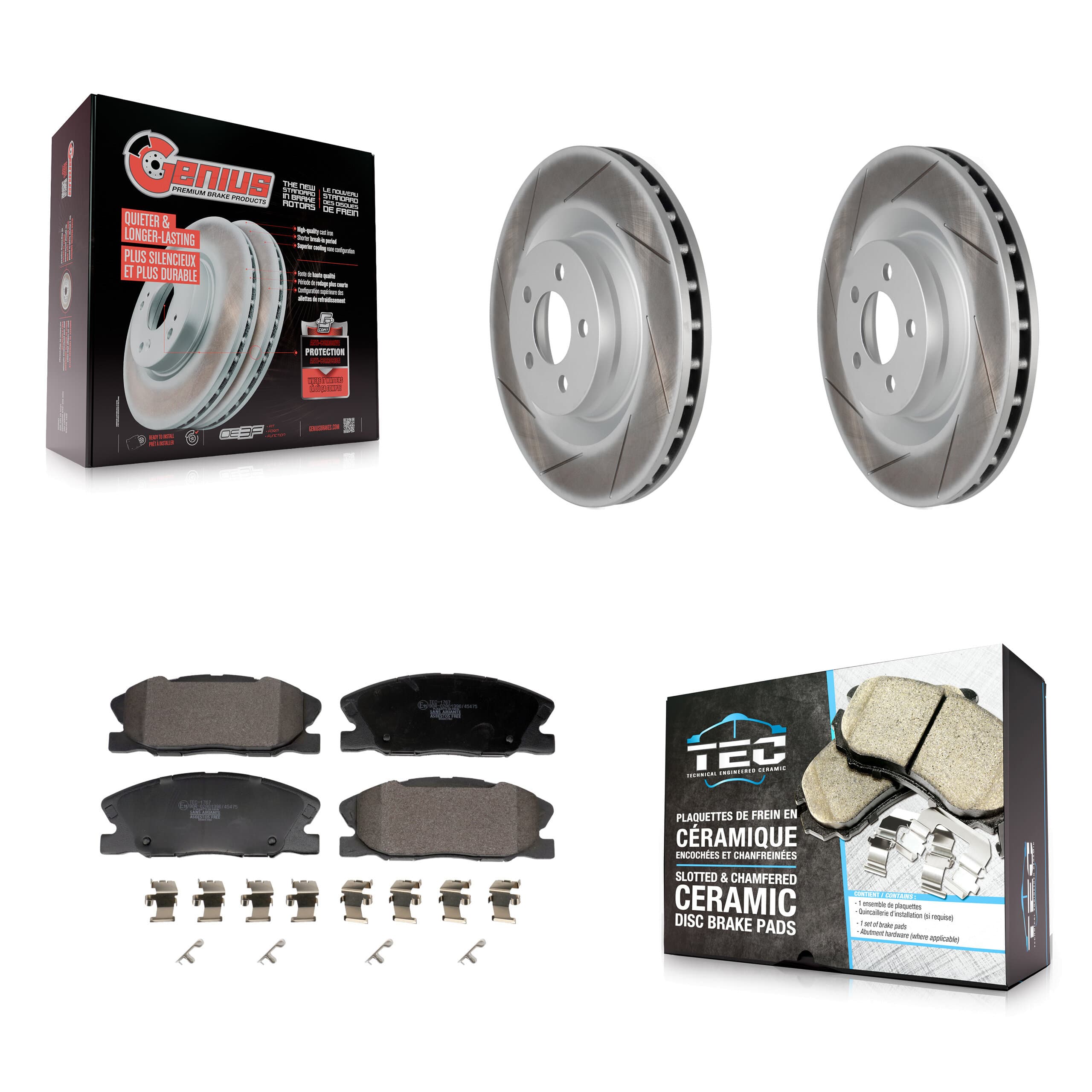 Transit Auto - KGT-103438 - Front Disc Brake Kits image 1