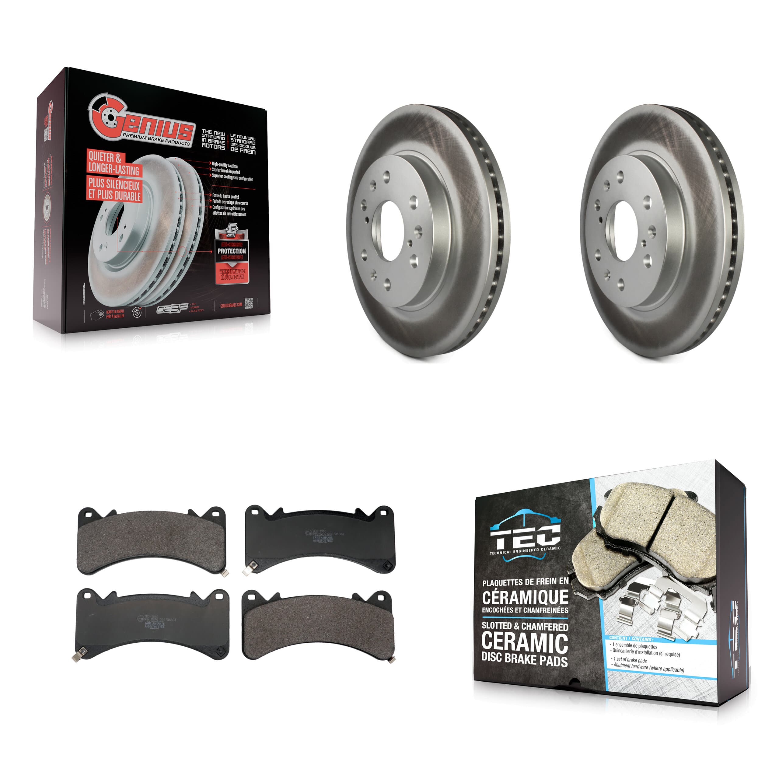 Transit Auto - KGT-103444 - Front Disc Brake Kits image 1