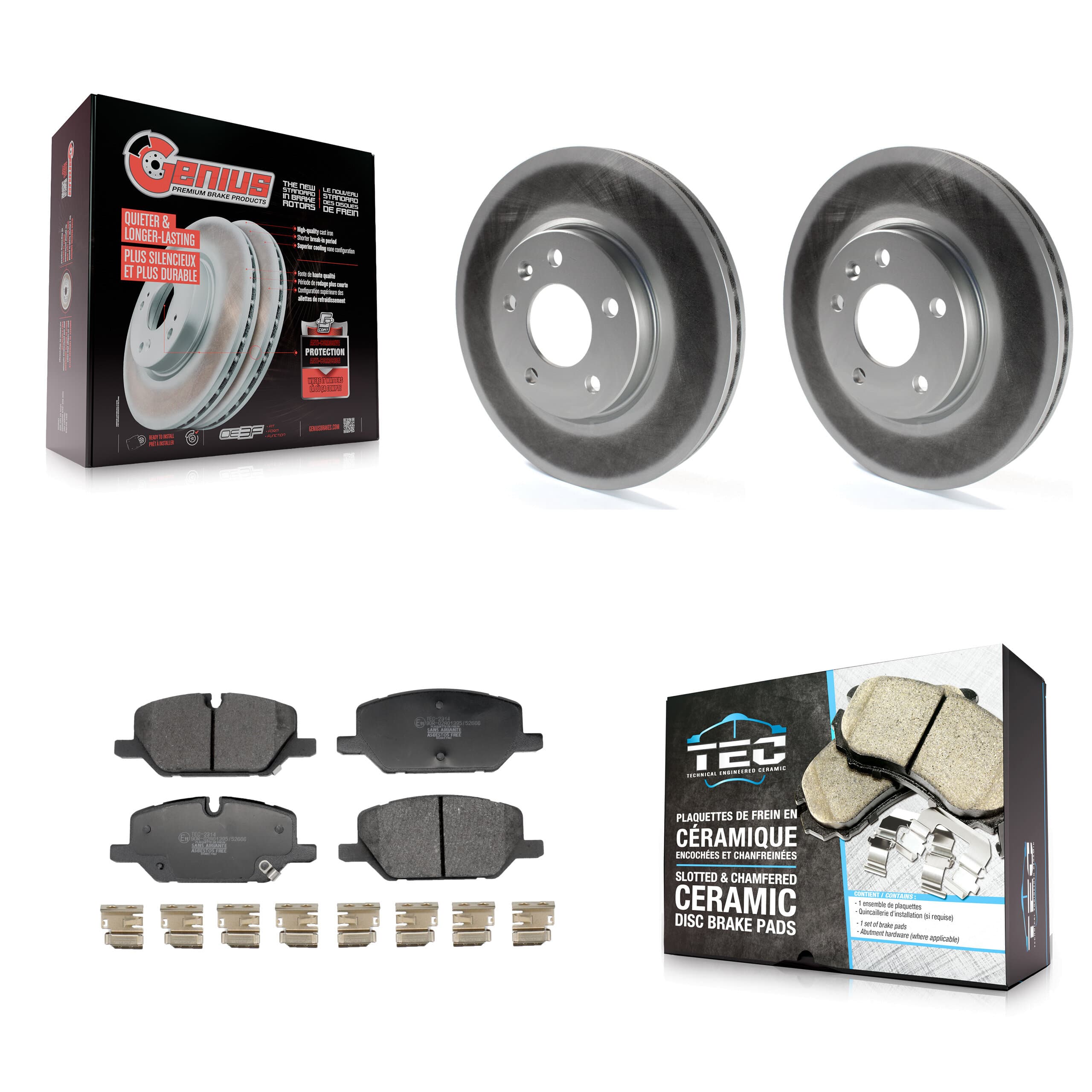 Transit Auto - KGT-103450 - Front Disc Brake Kits image 1