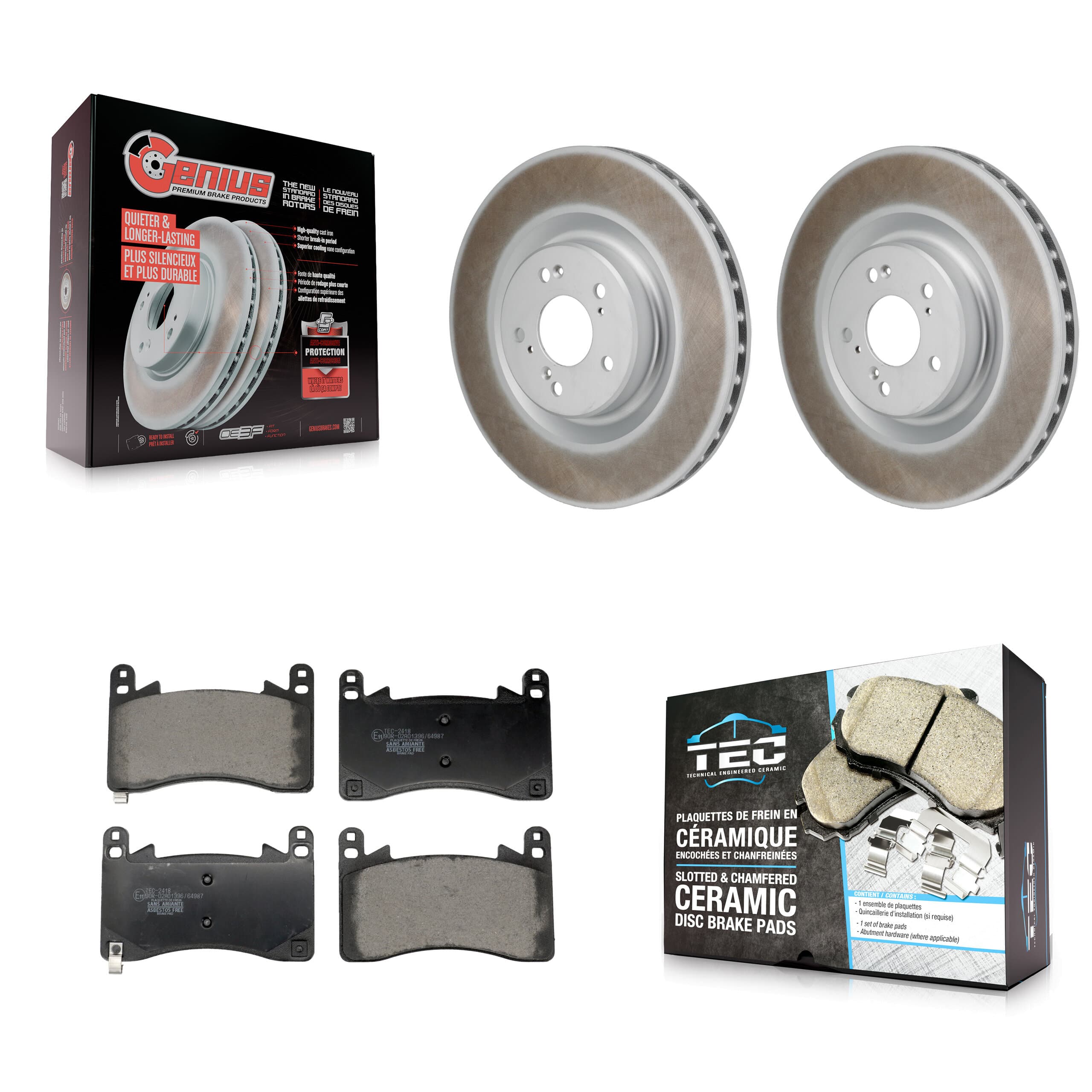 Transit Auto - KGT-103455 - Front Disc Brake Kits image 1