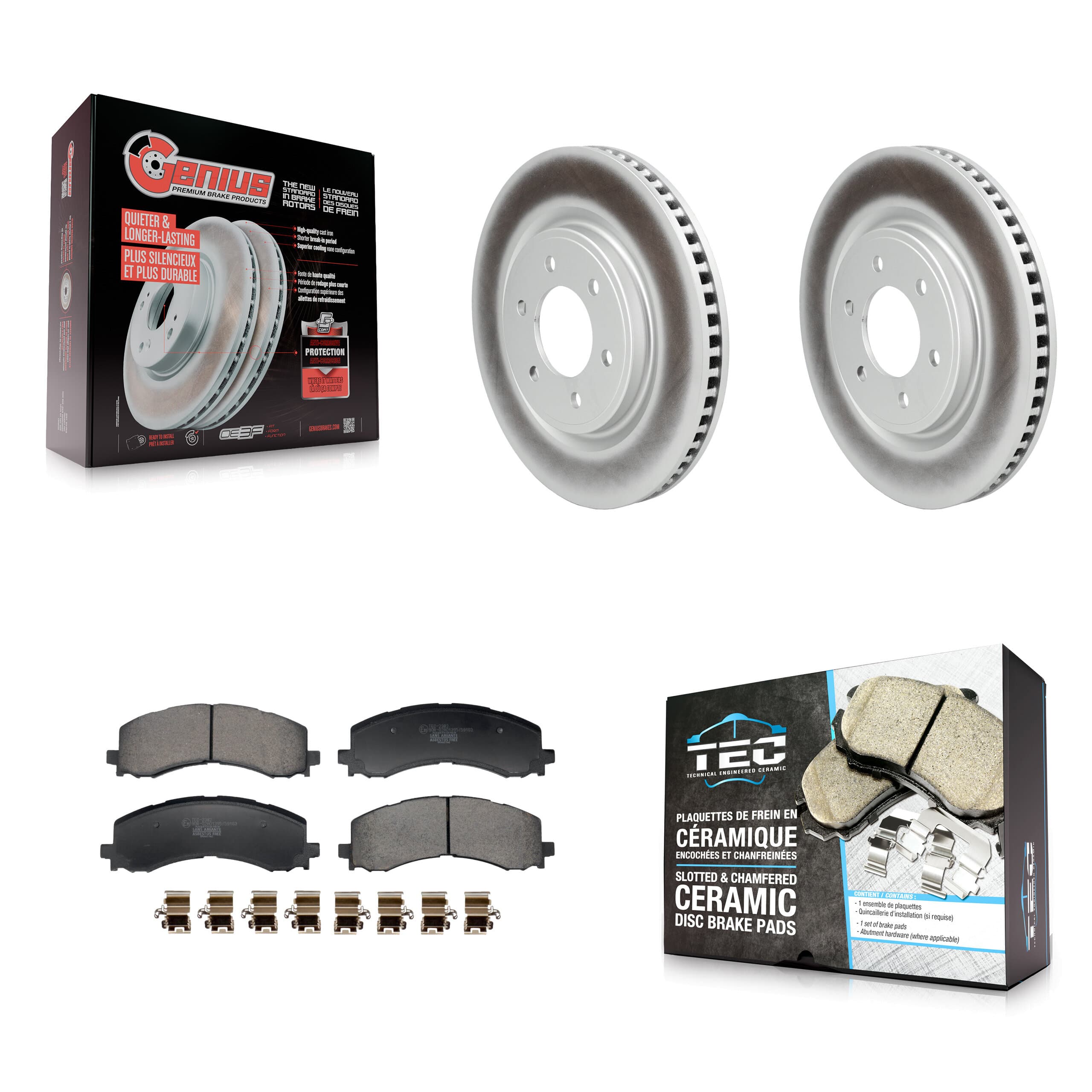 Transit Auto - KGT-103458 - Front Disc Brake Kits image 1