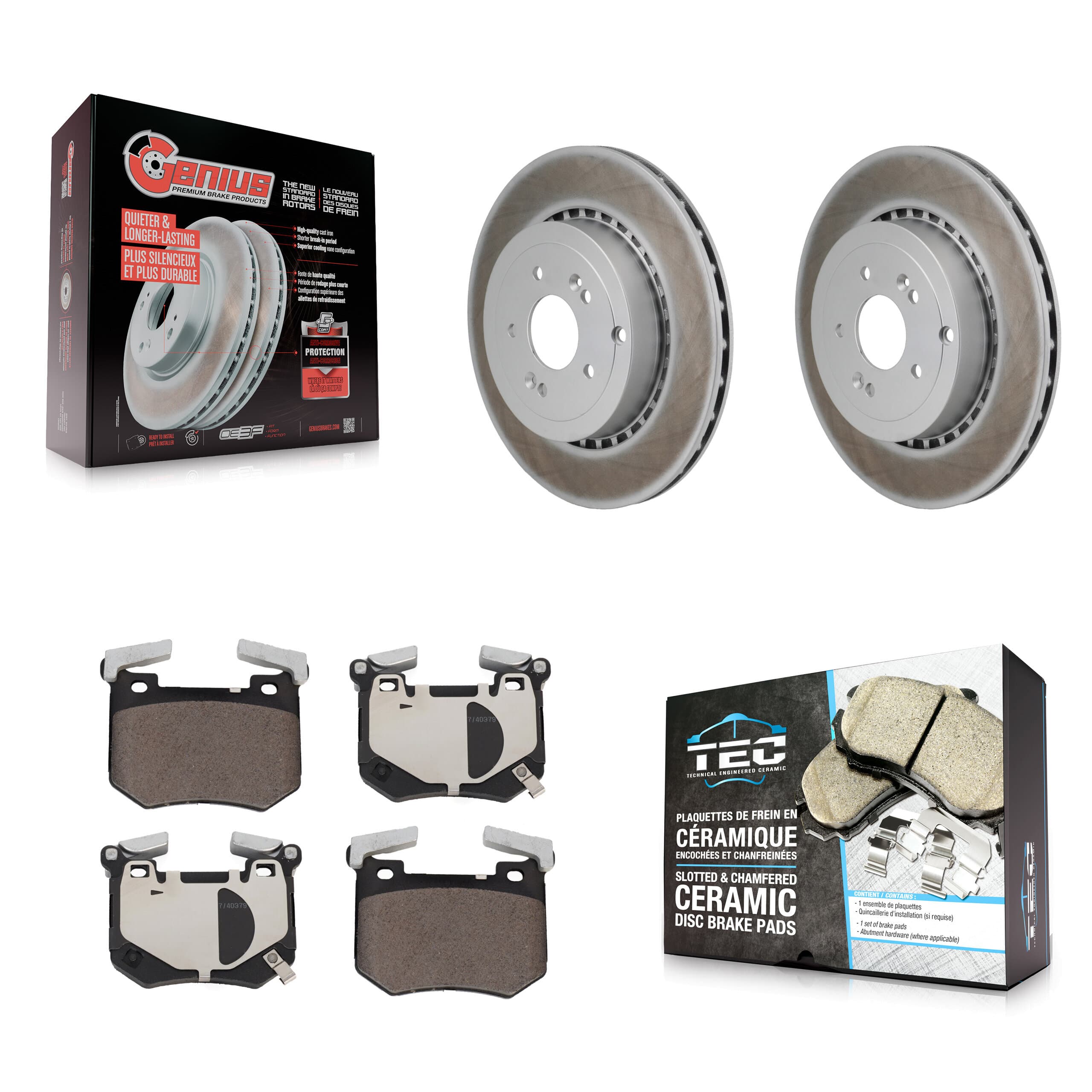 Transit Auto - KGT-103518 - Rear Disc Brake Kits image 1
