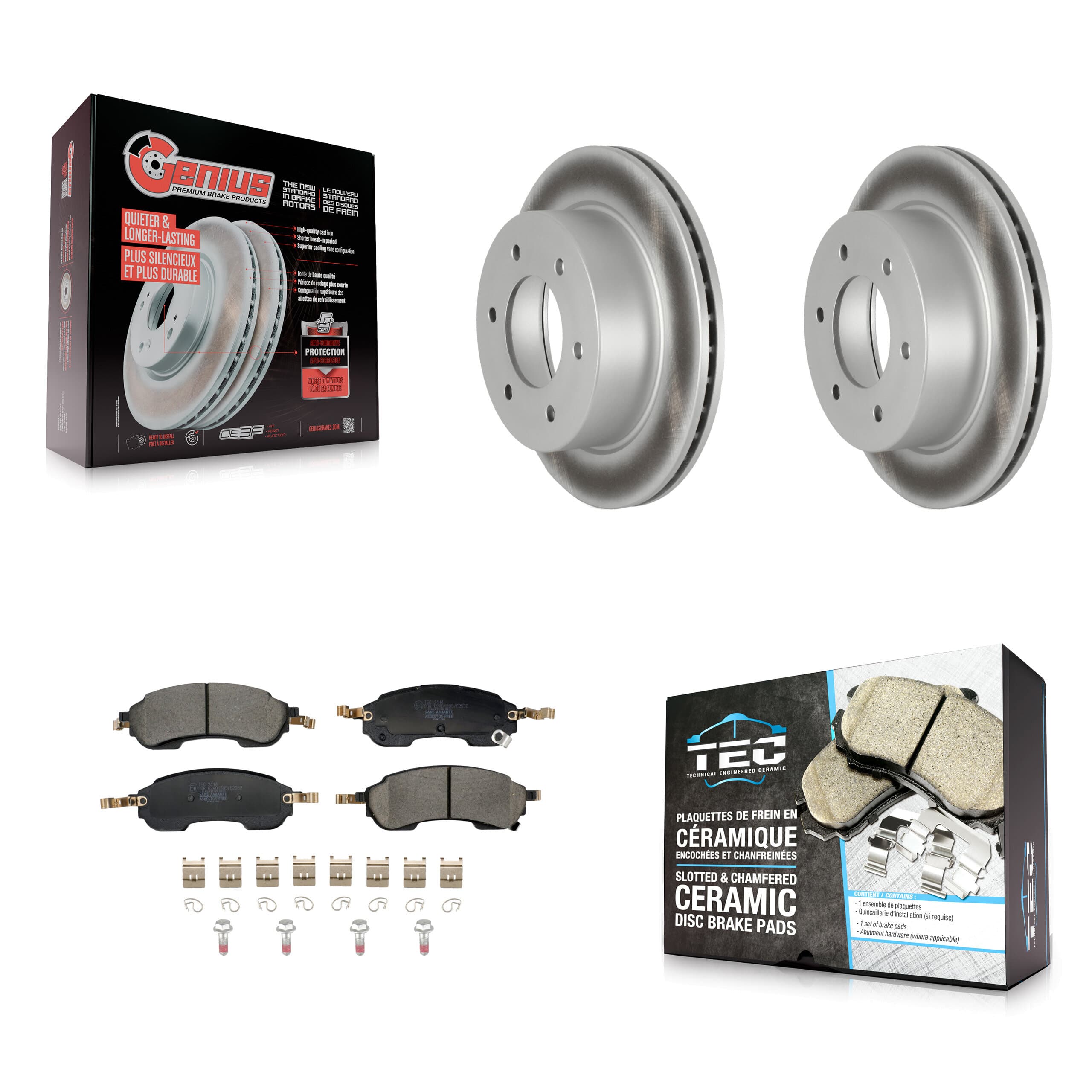 Transit Auto - KGT-103525 - Rear Disc Brake Kits image 1