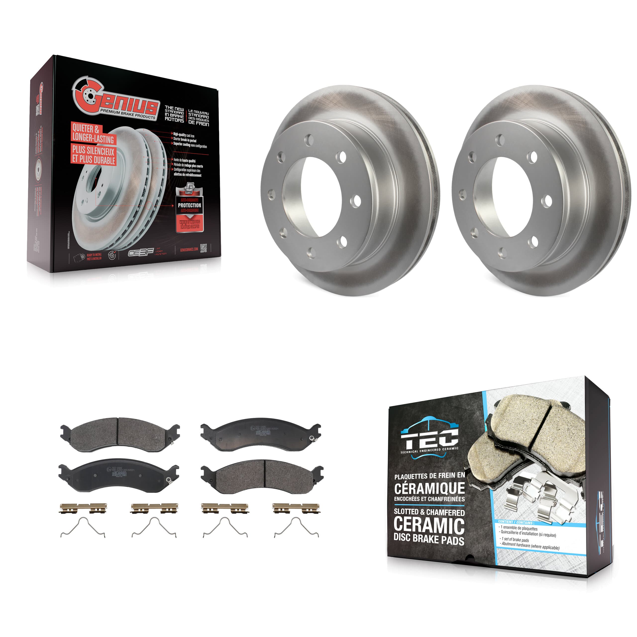 Transit Auto - KGT-103527 - Rear Disc Brake Kits image 1