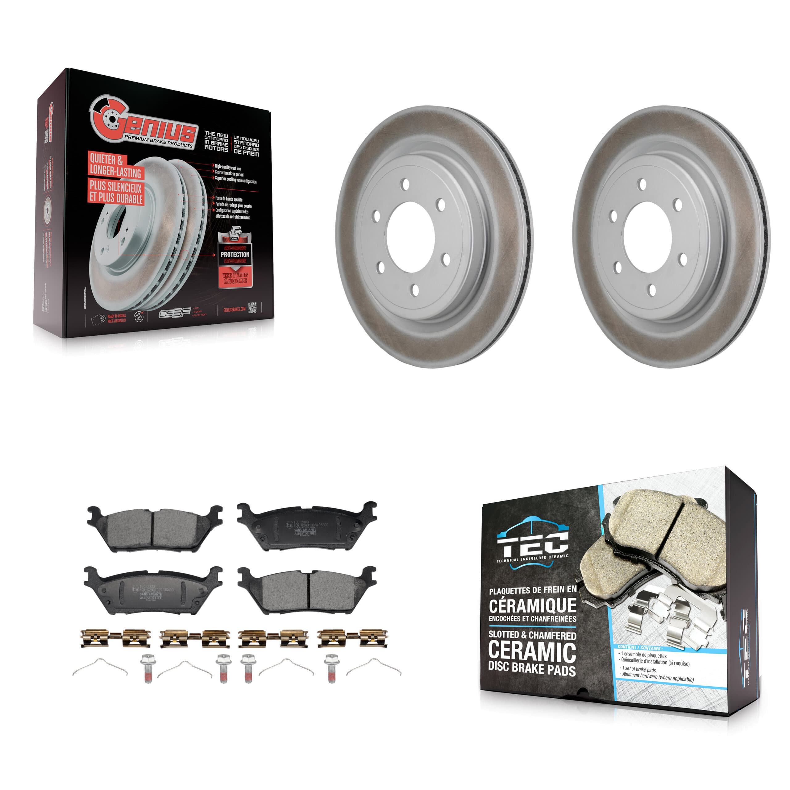 Transit Auto - KGT-103533 - Rear Disc Brake Kits image 1