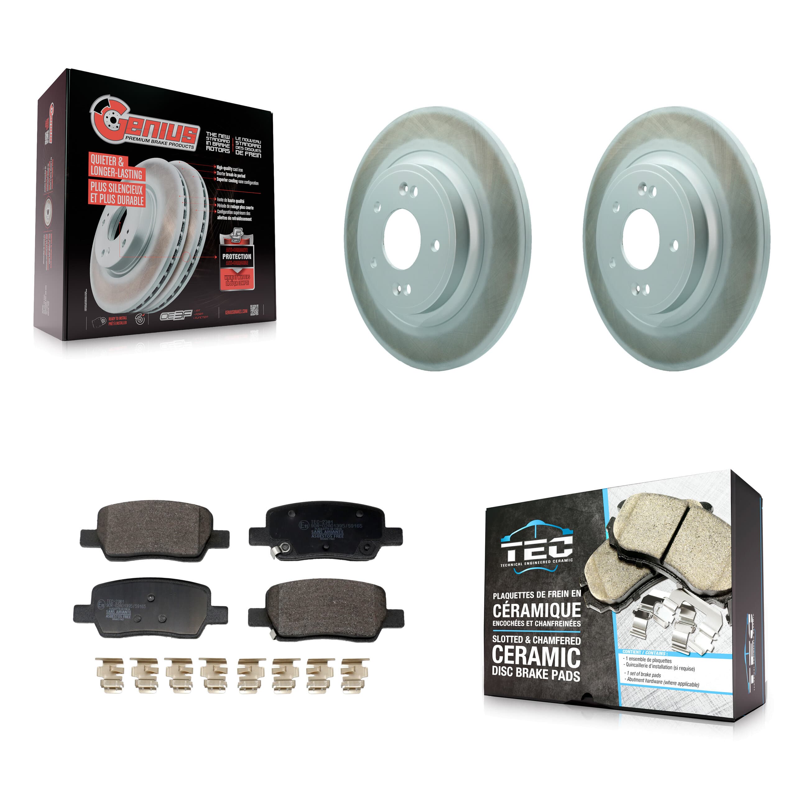 Transit Auto - KGT-103535 - Rear Disc Brake Kits image 1
