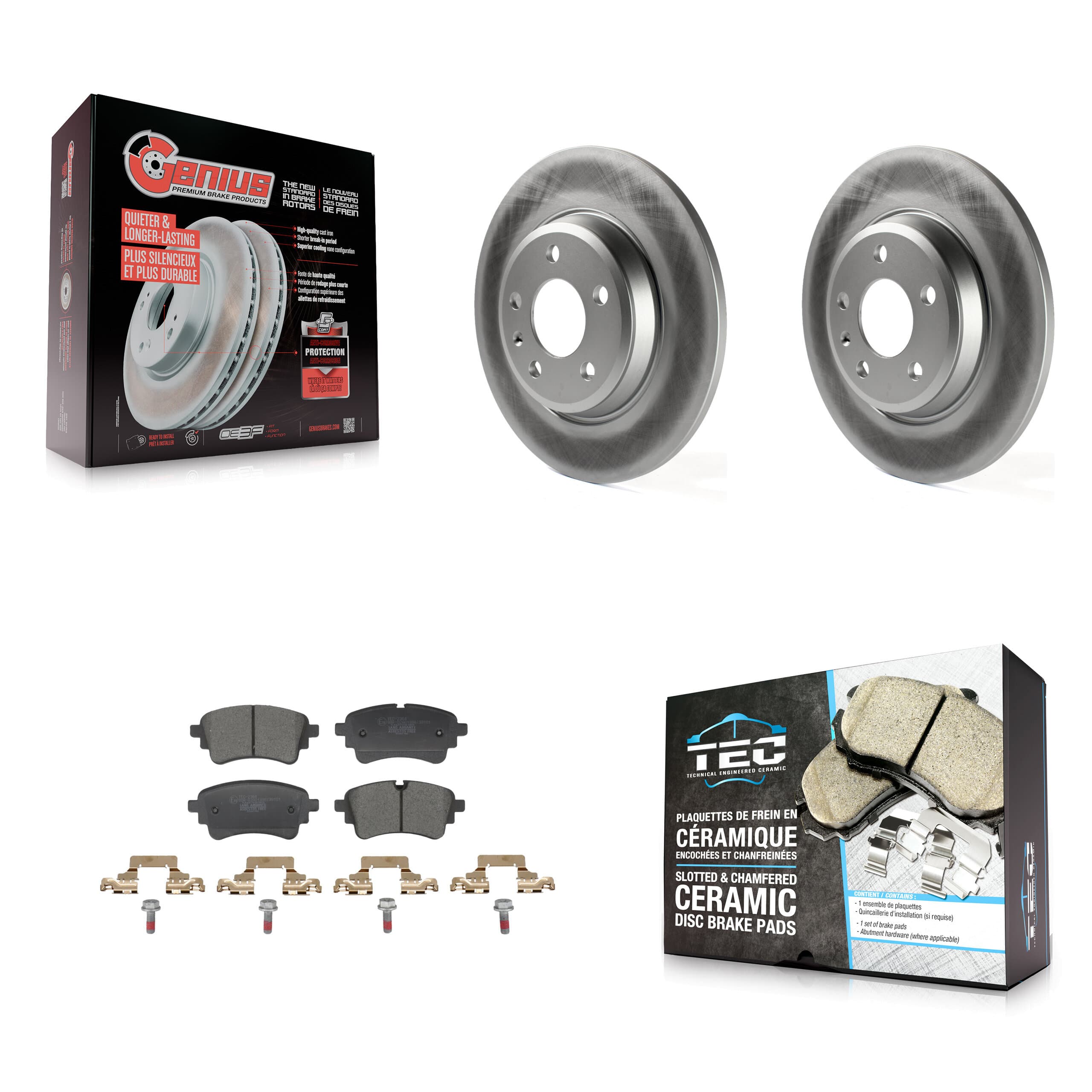 Transit Auto - KGT-103540 - Rear Disc Brake Kits image 1