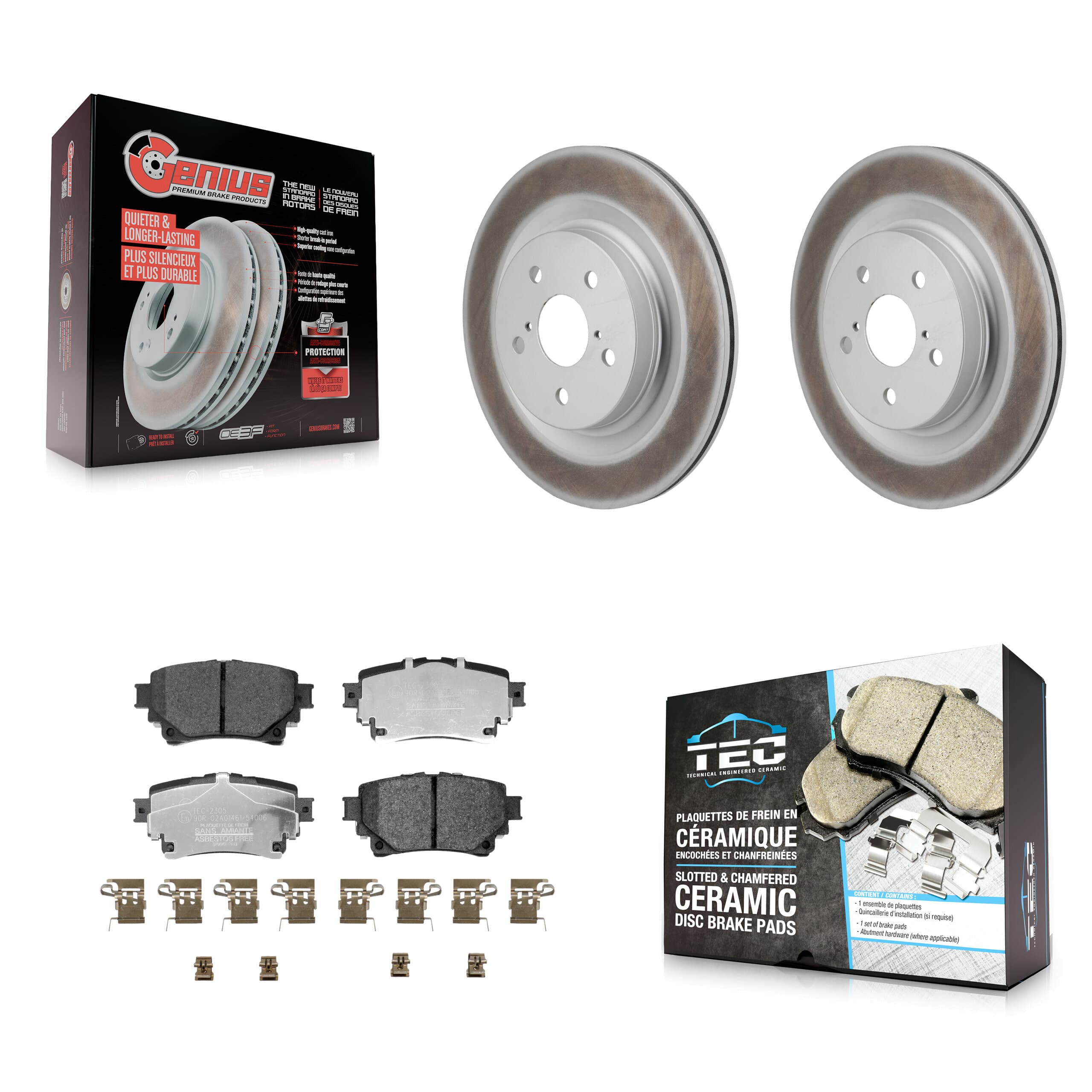 Transit Auto - KGT-103542 - Rear Disc Brake Kits image 1