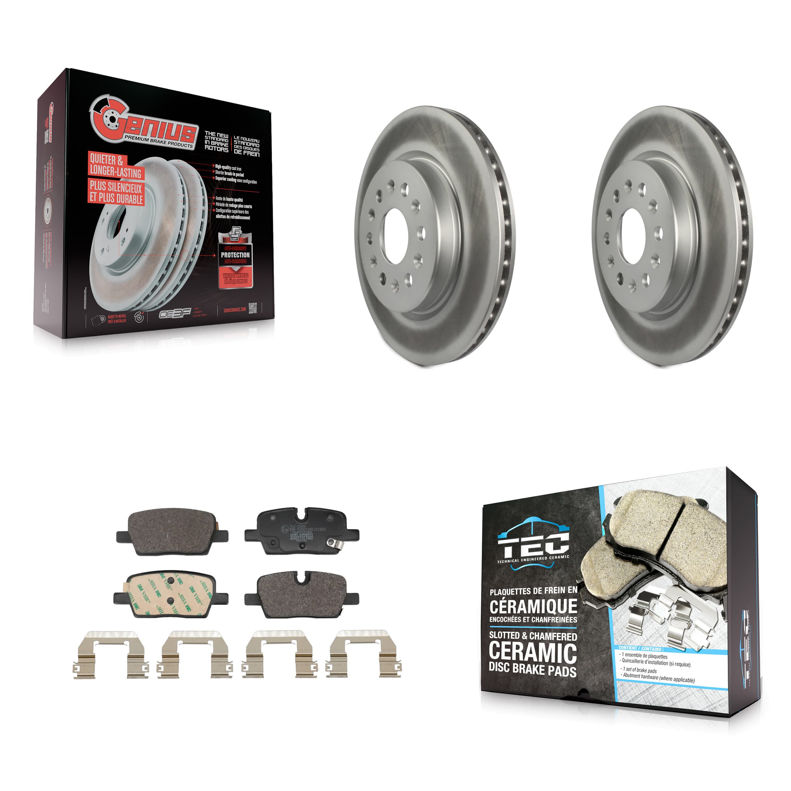 Transit Auto - KGT-103544 - Rear Disc Brake Kits image 1