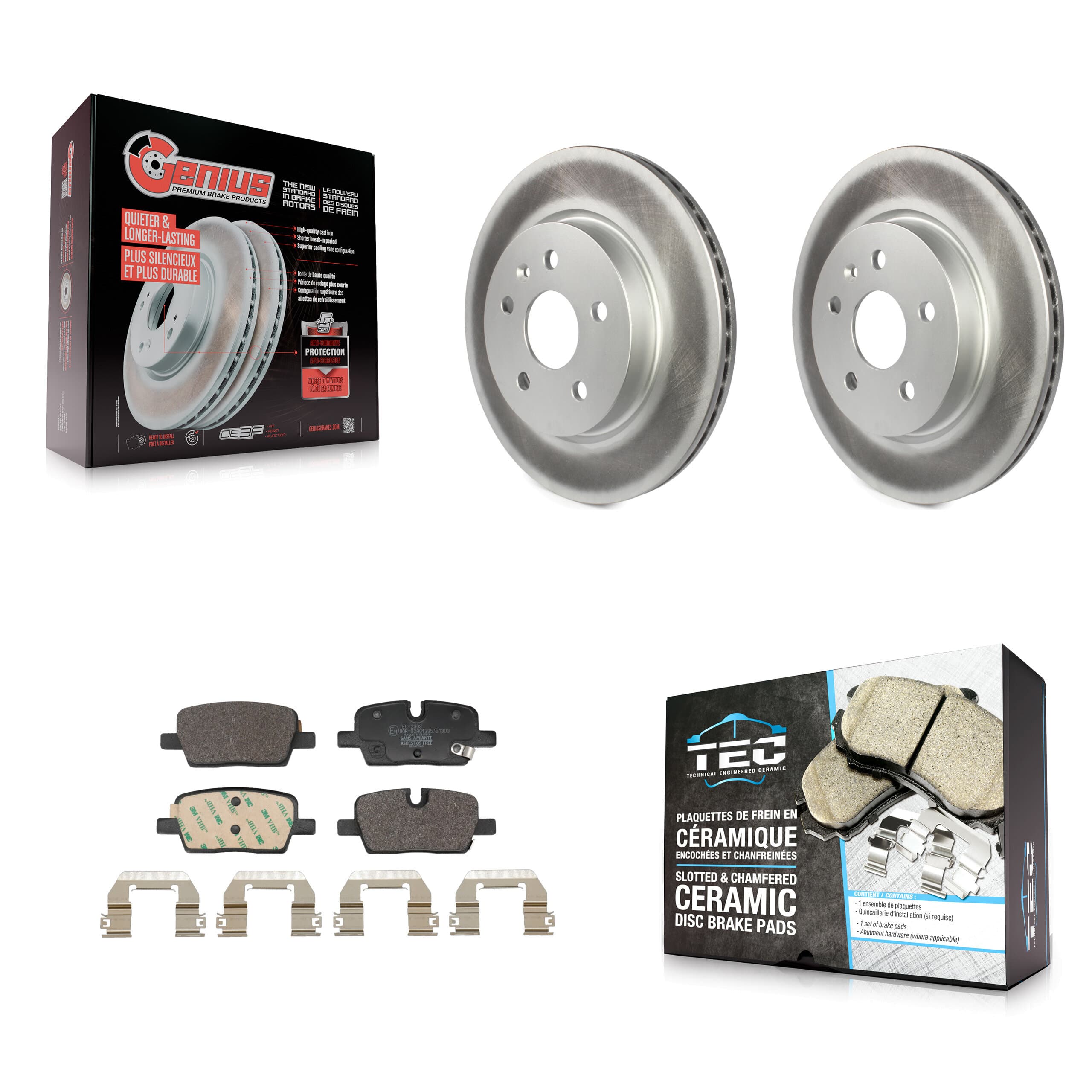 Transit Auto - KGT-103545 - Rear Disc Brake Kits image 1