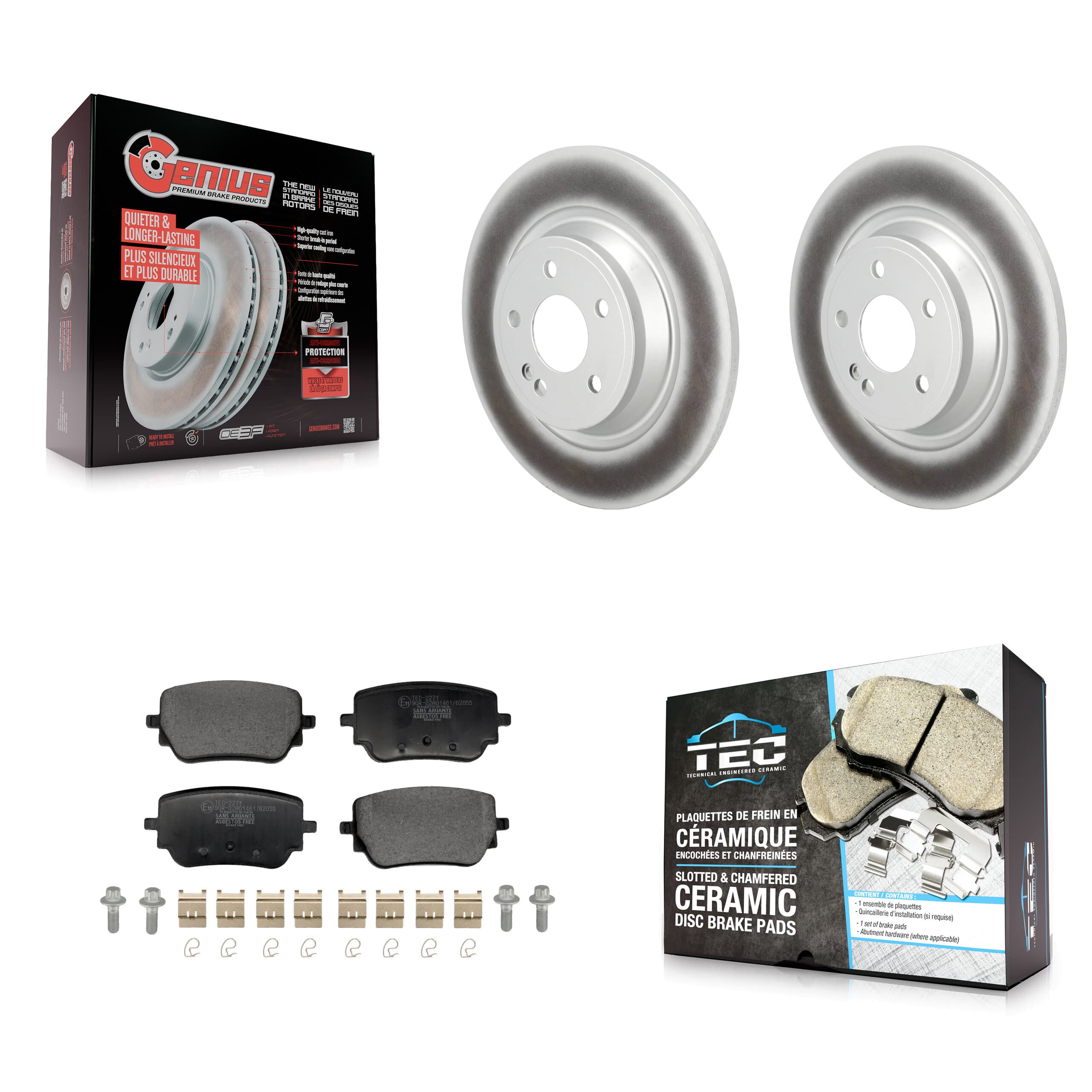 Transit Auto - KGT-103549 - Rear Disc Brake Kits image 1