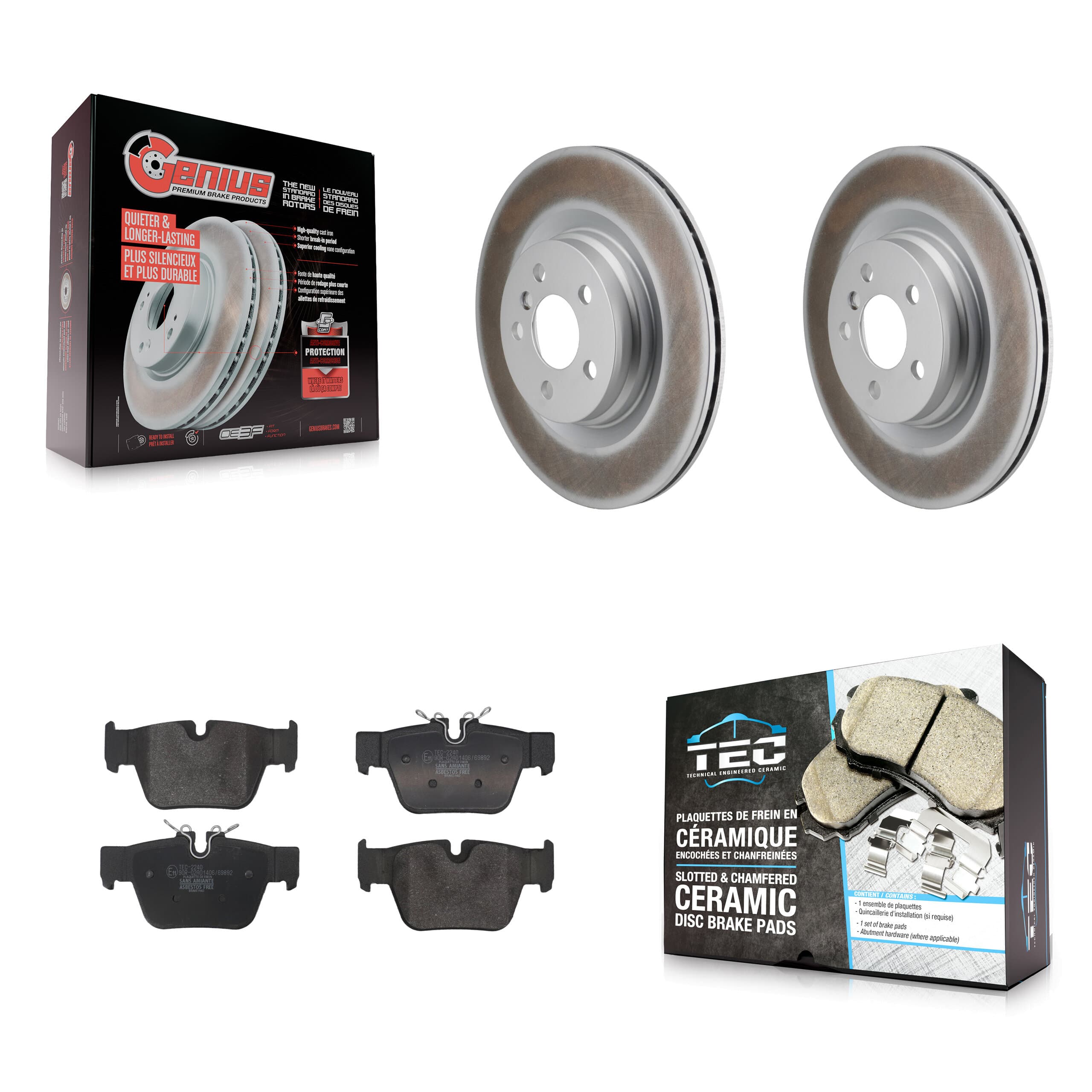 Transit Auto - KGT-103550 - Rear Disc Brake Kits image 1