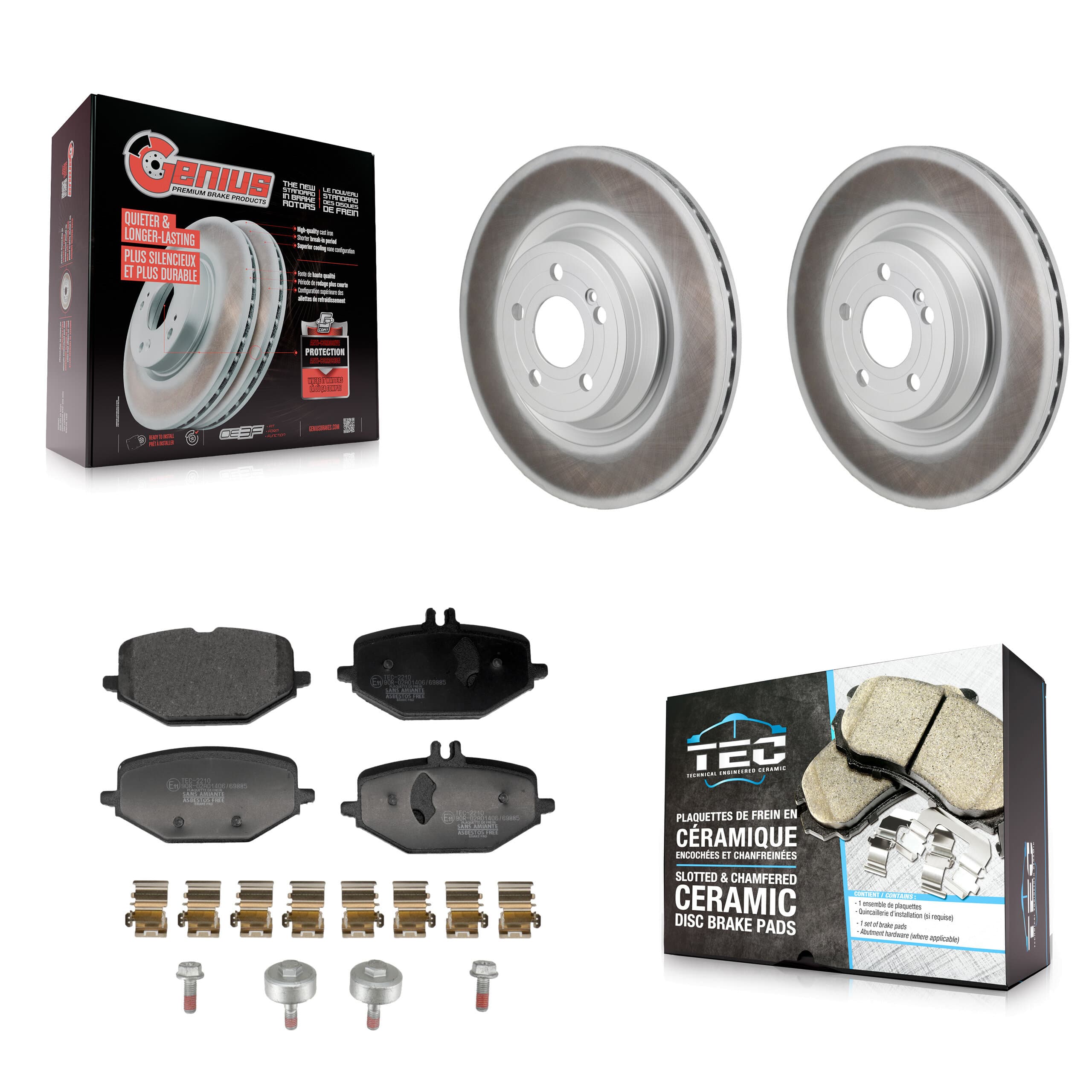 Transit Auto - KGT-103552 - Rear Disc Brake Kits image 1