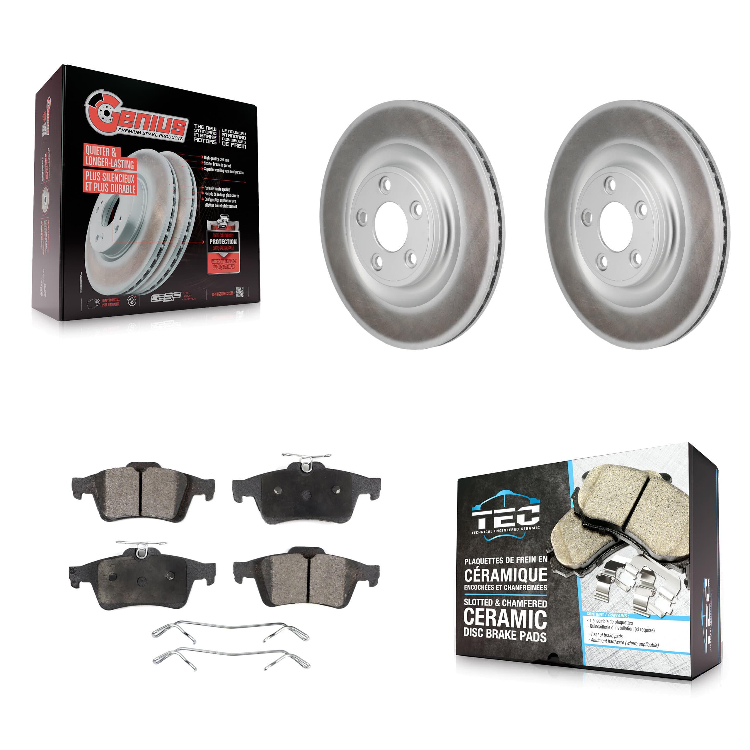 Transit Auto - KGT-103558 - Rear Disc Brake Kits image 1