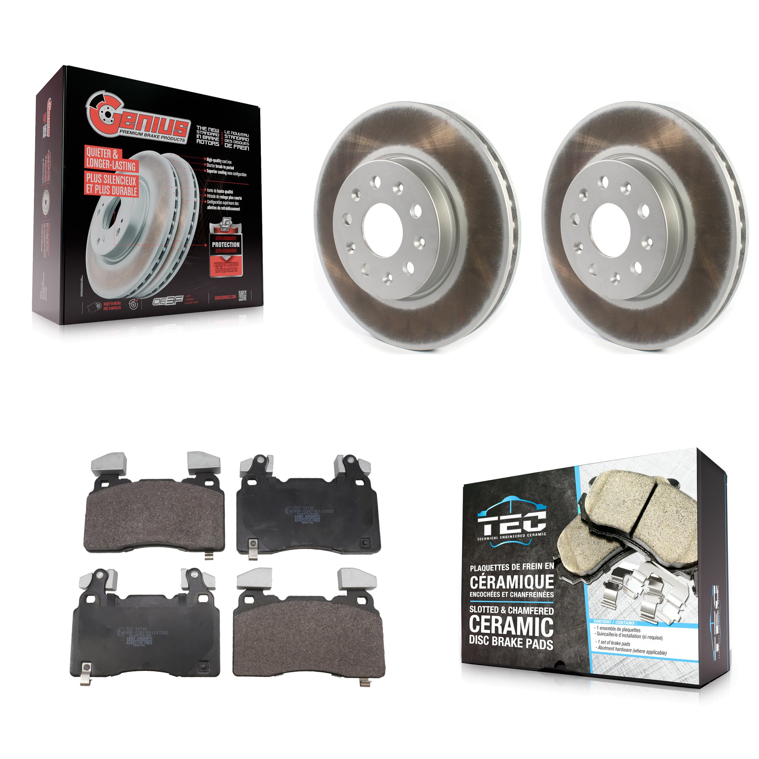 Transit Auto - KGT-104309 - Front Disc Brake Kits image 1