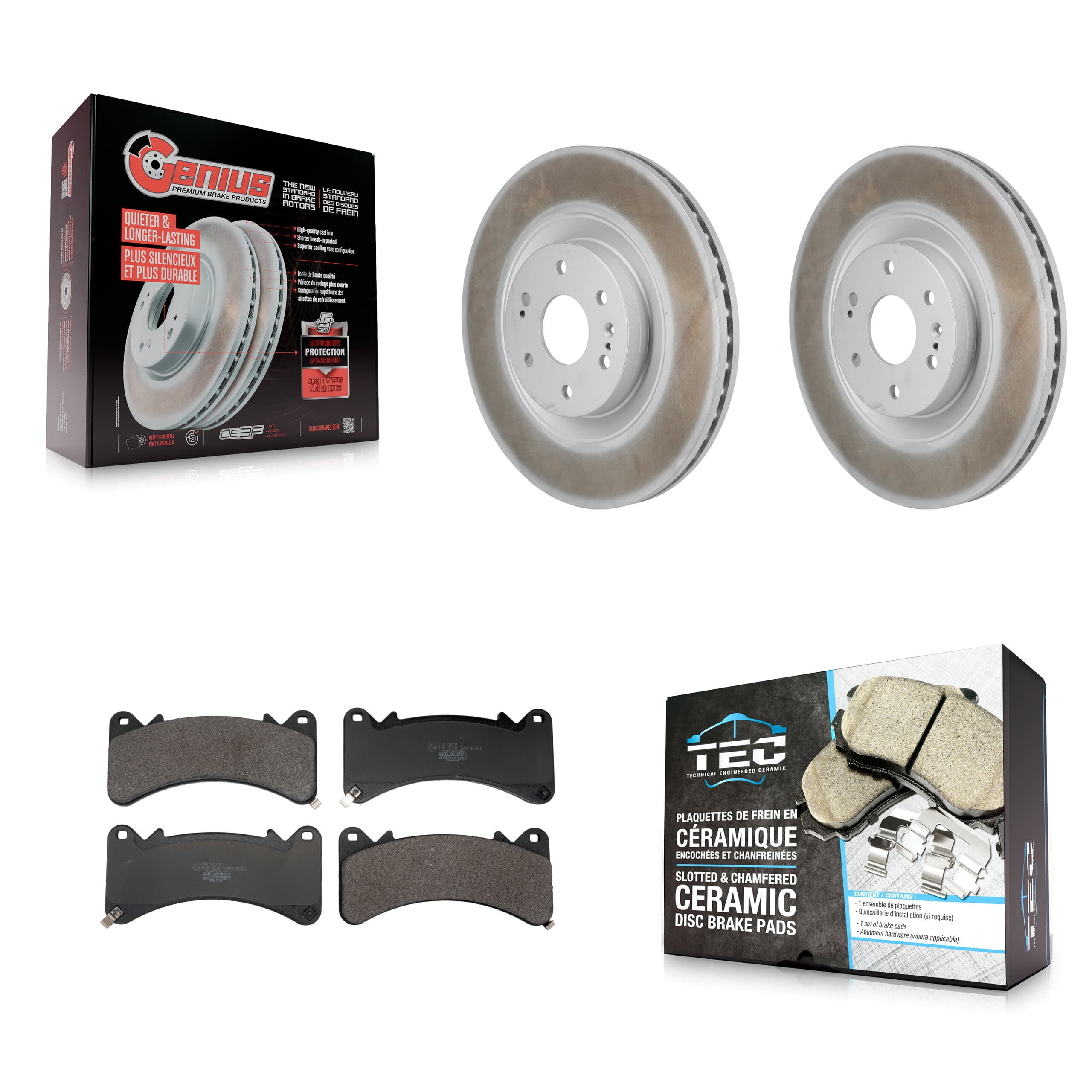 Transit Auto - KGT-104318 - Front Disc Brake Kits image 1