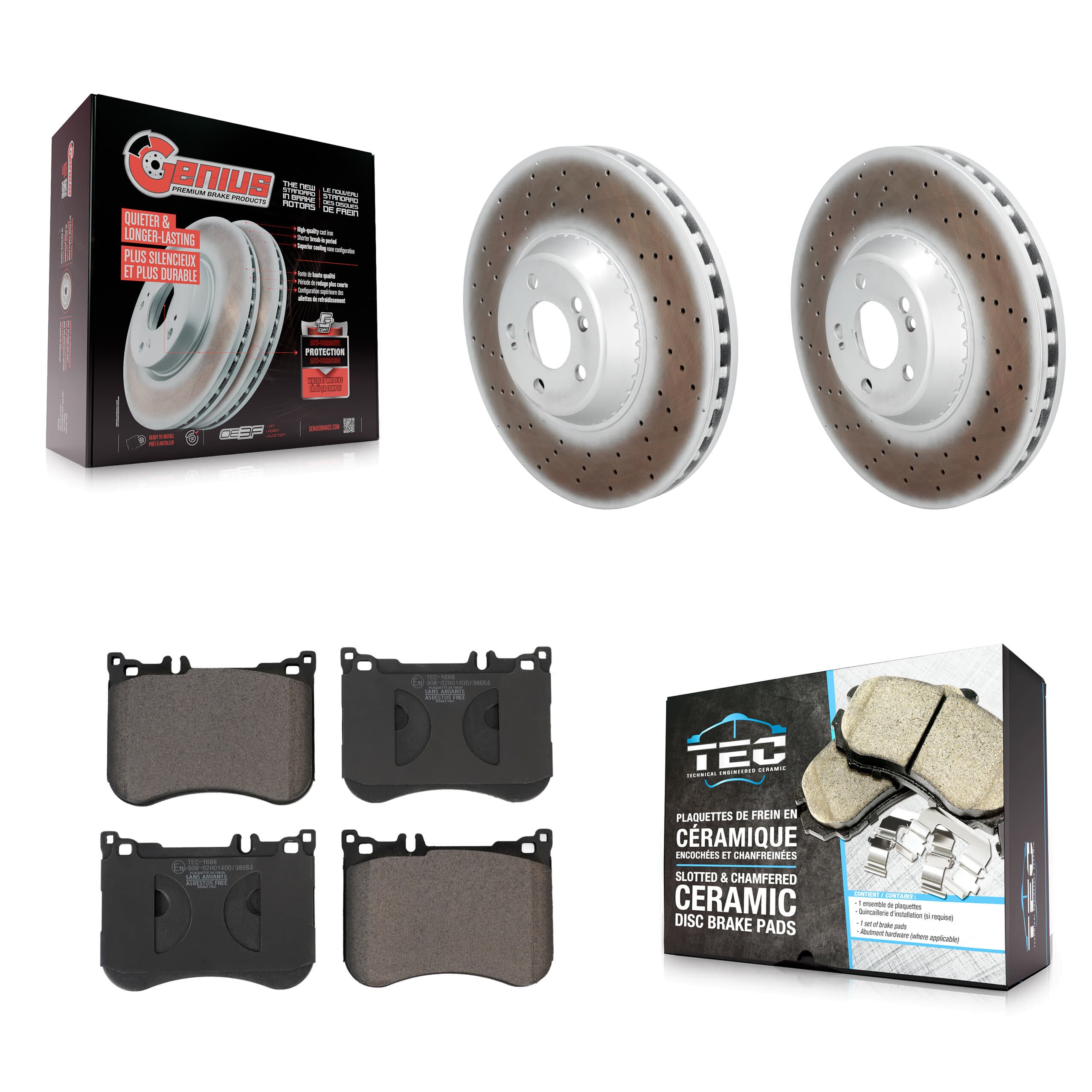 Transit Auto - KGT-104327 - Front Disc Brake Kits image 1