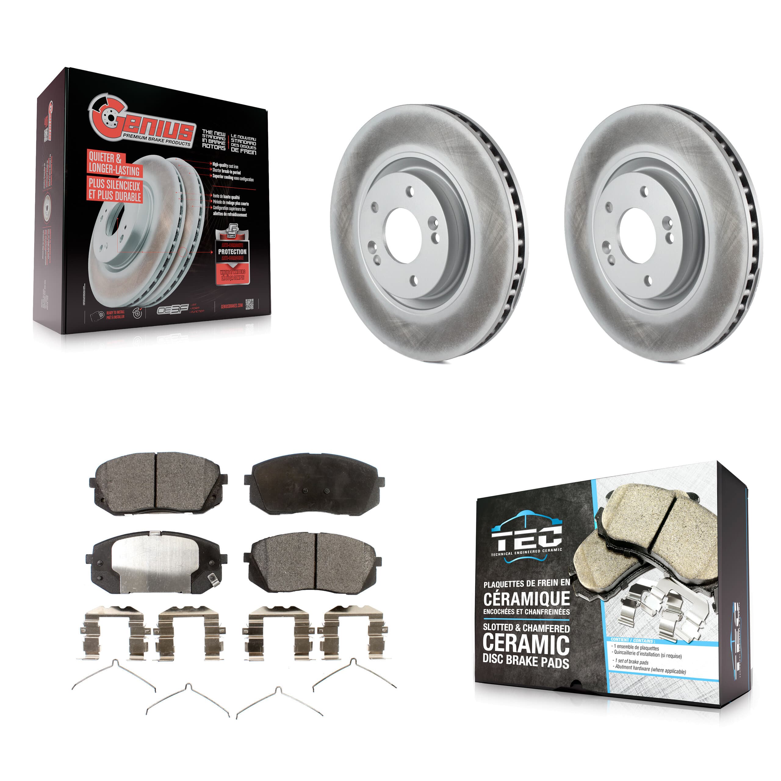 Transit Auto - KGT-104328 - Front Disc Brake Kits image 1
