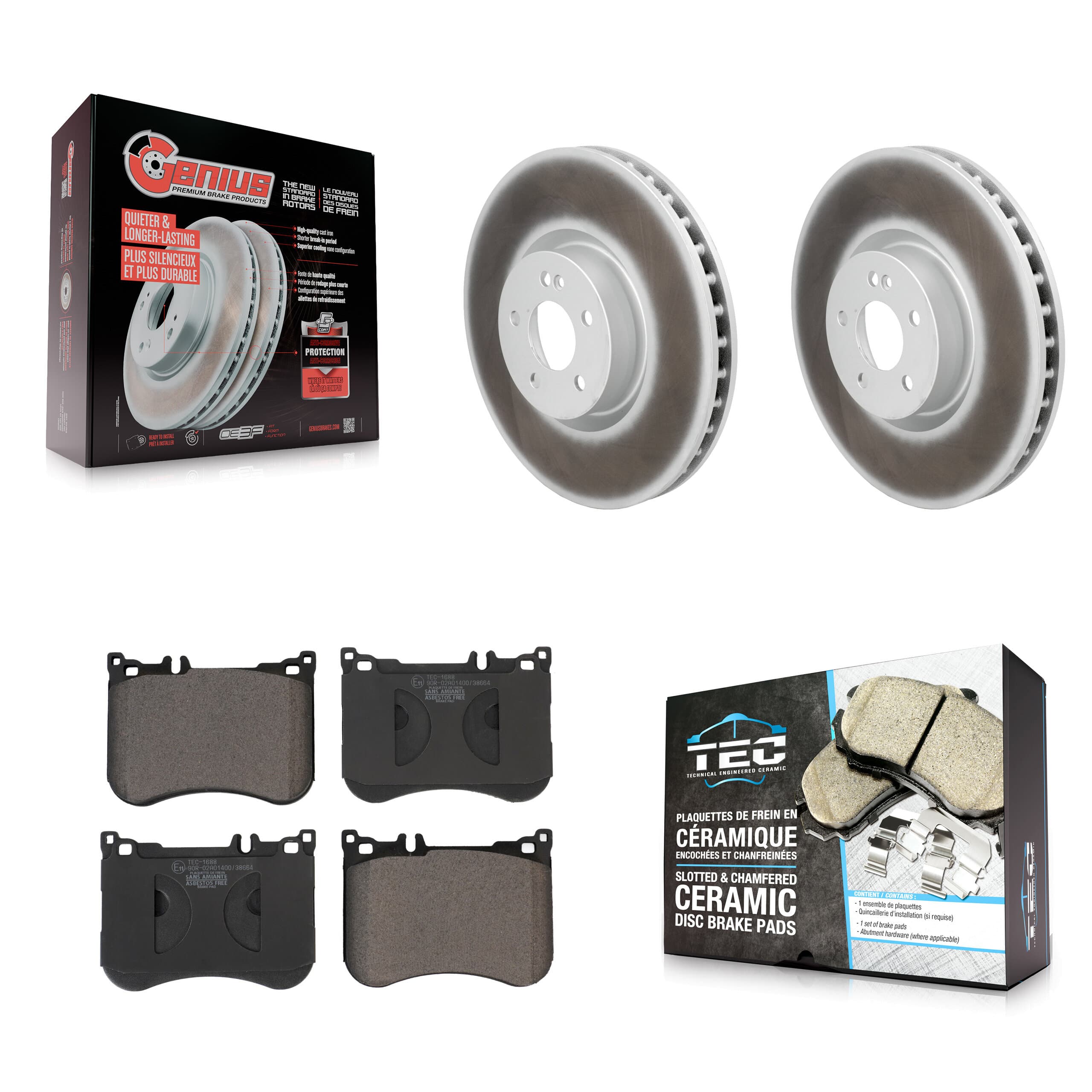 Transit Auto - KGT-104329 - Front Disc Brake Kits image 1
