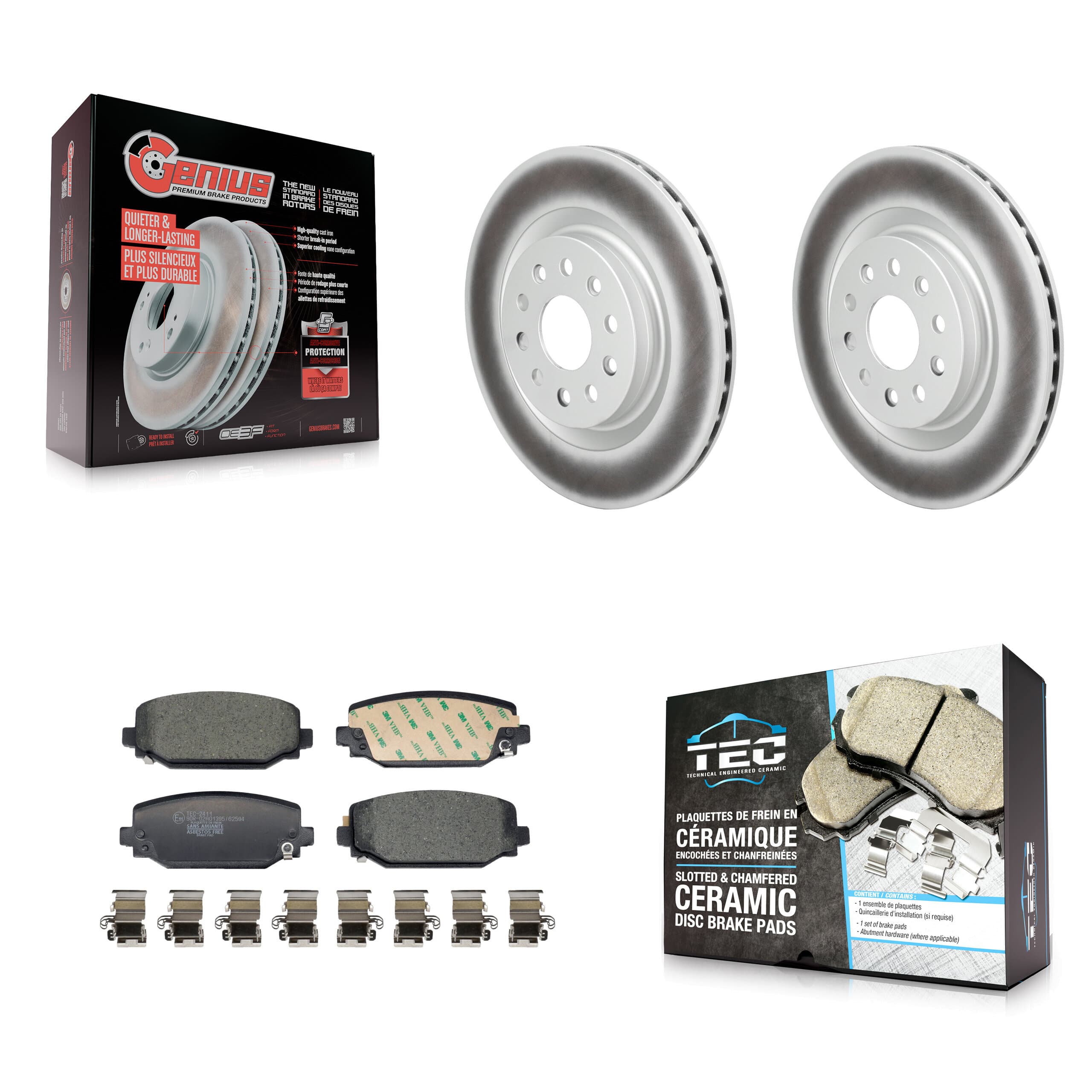 Transit Auto - KGT-104346 - Rear Disc Brake Kits image 1