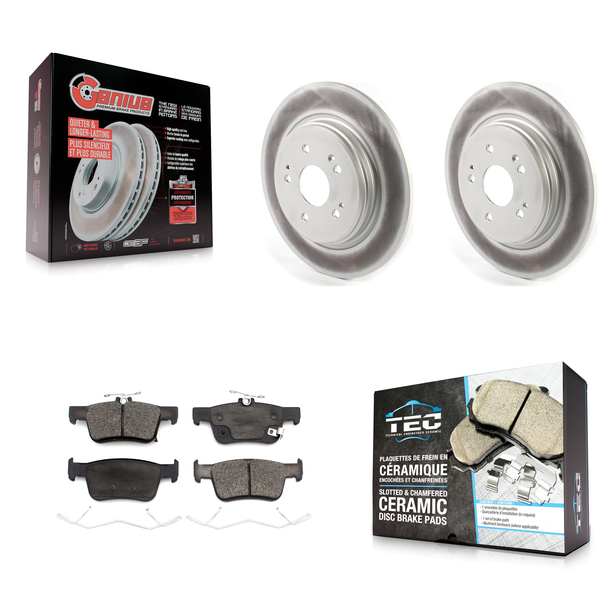 Transit Auto - KGT-104356 - Rear Disc Brake Kits image 1