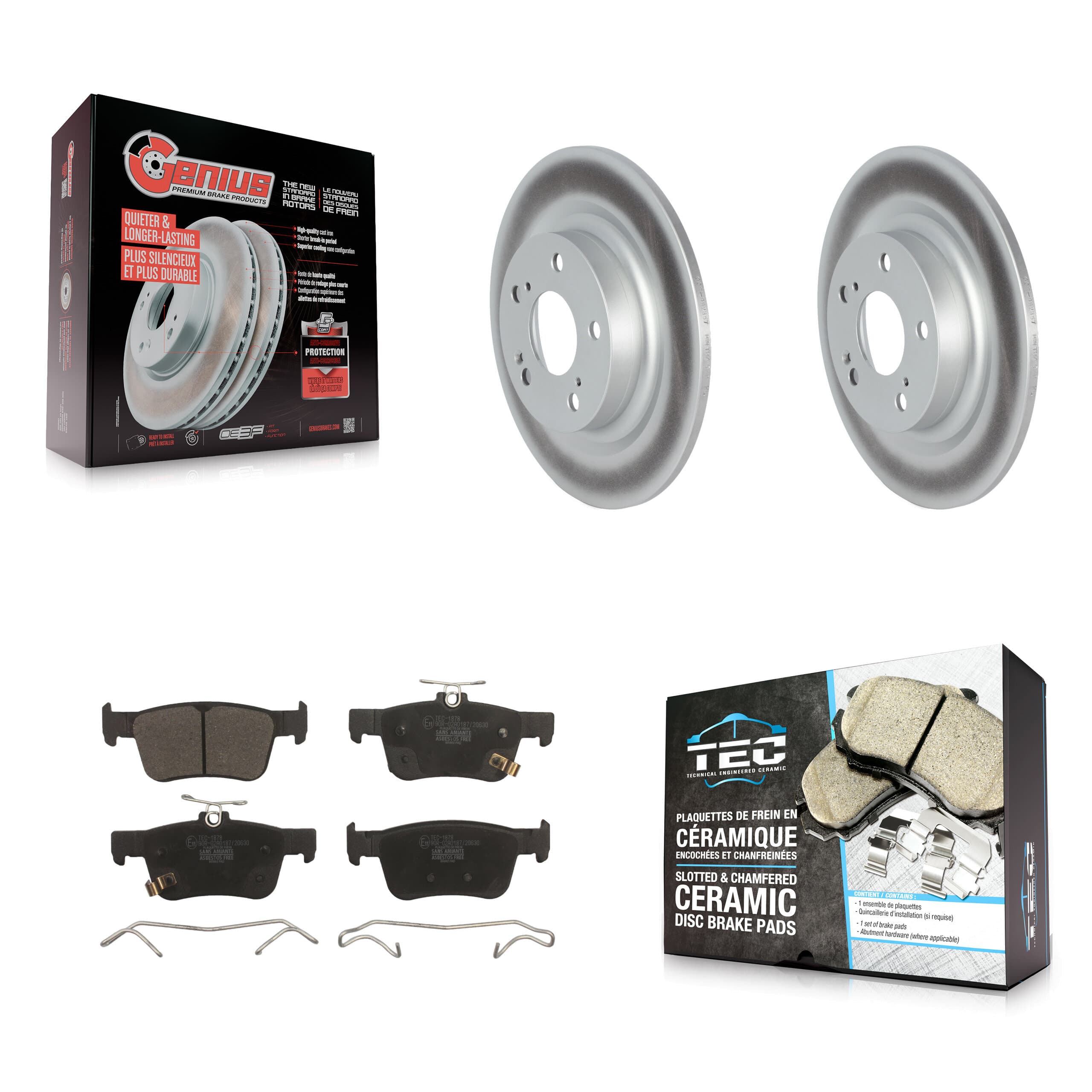 Transit Auto - KGT-104358 - Rear Disc Brake Kits image 1