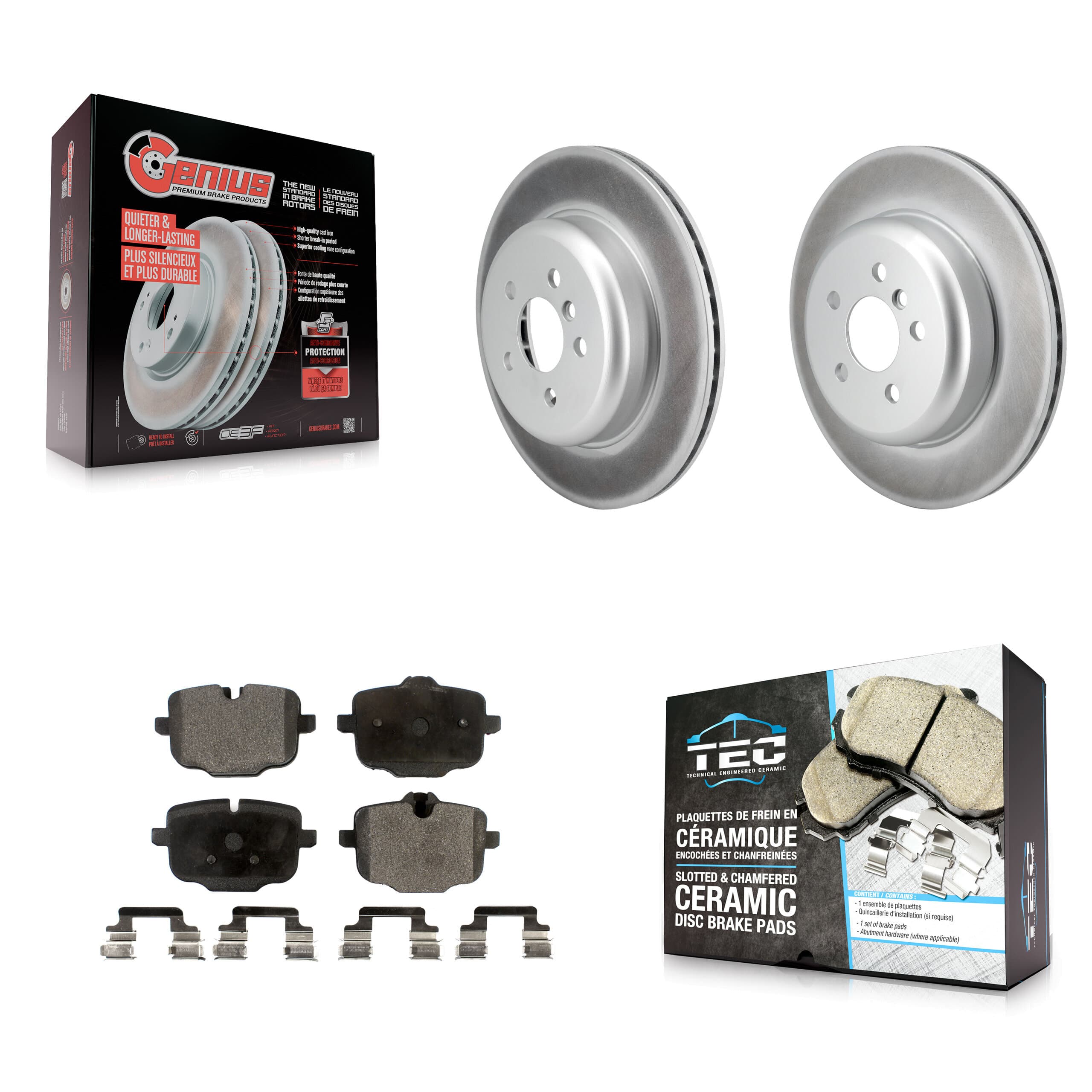 Transit Auto - KGT-104407 - Rear Disc Brake Kits image 1