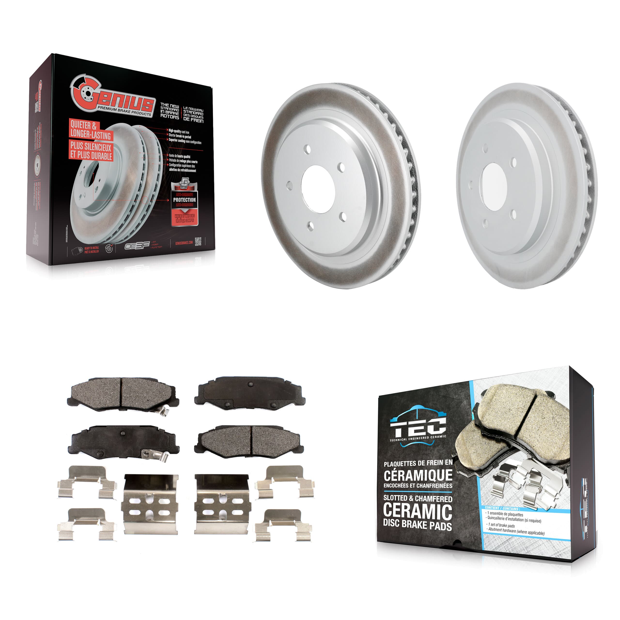 Transit Auto - KGT-104410 - Rear Disc Brake Kits image 1