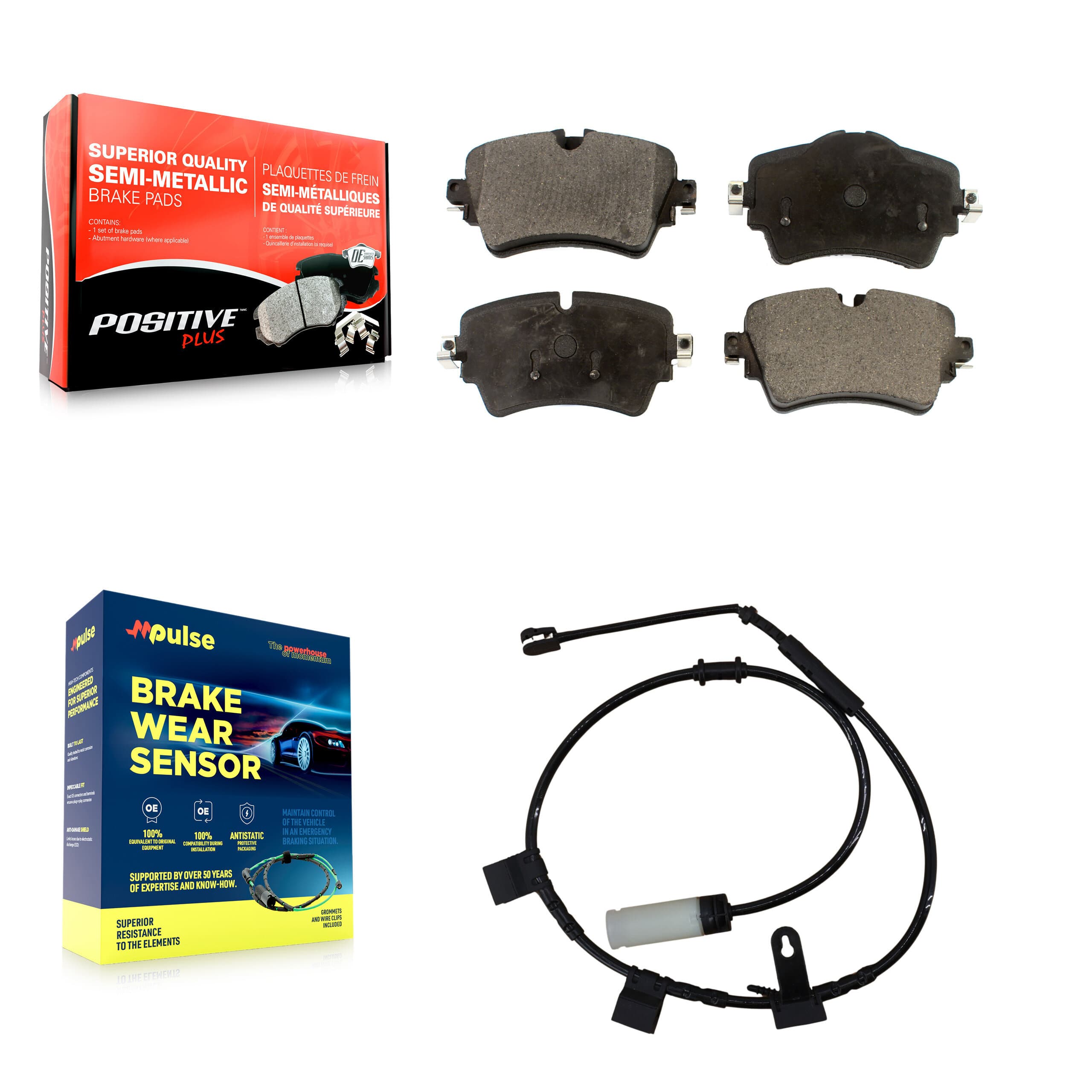 Positive Plus - KPW-100574 - Front Disc Brake Pad Kits image 1