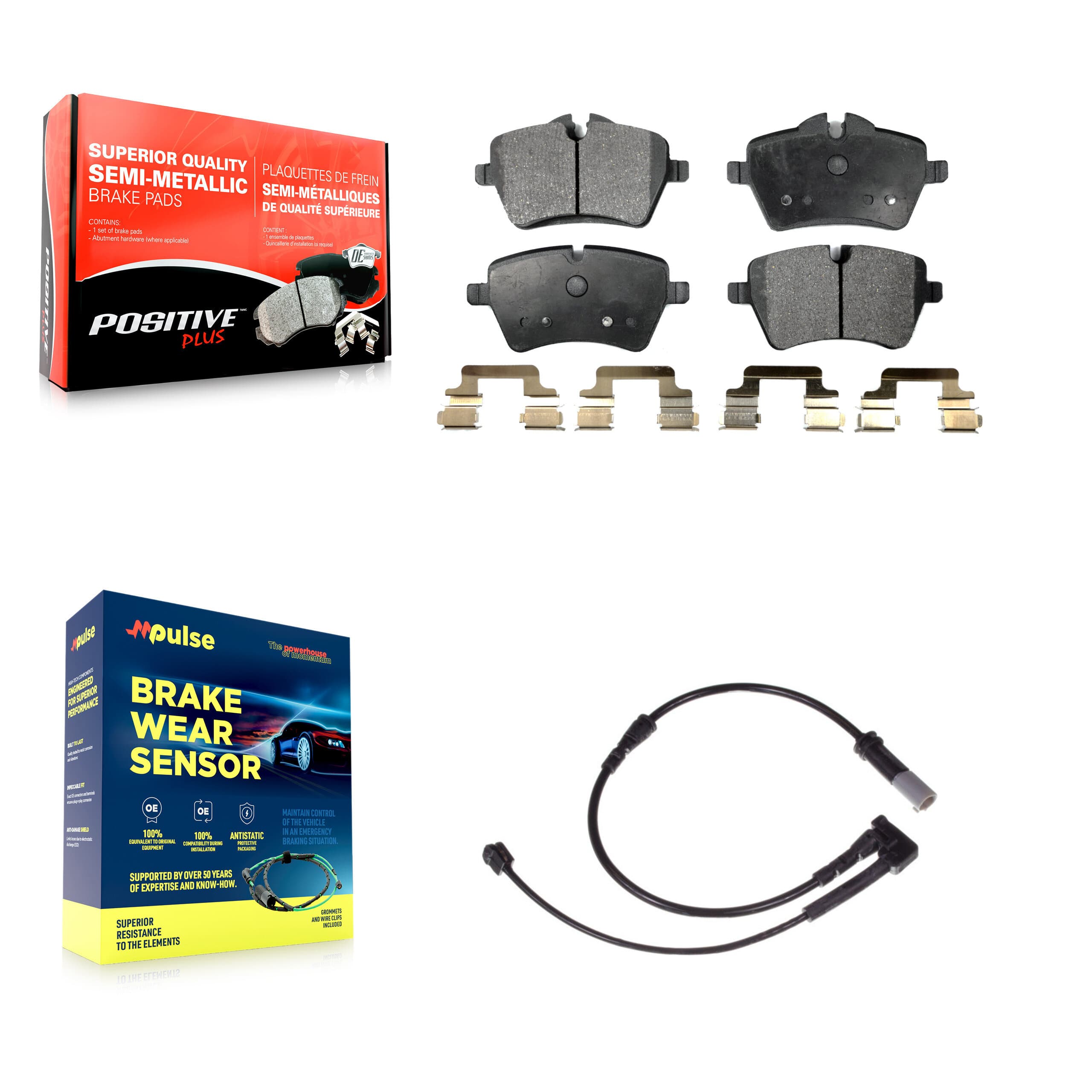 Positive Plus - KPW-100577 - Front Disc Brake Pad Kits image 1