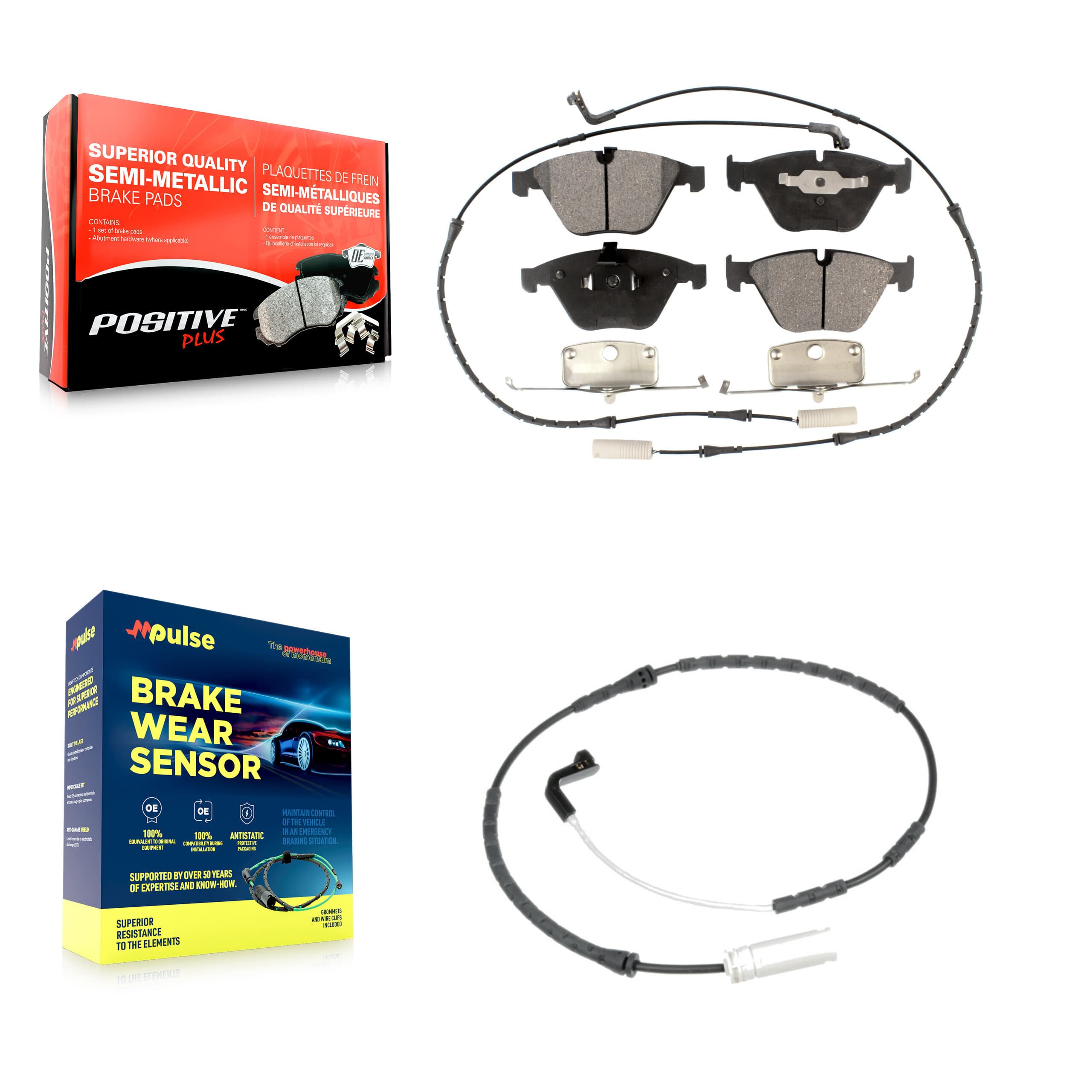 Positive Plus - KPW-100592 - Front Disc Brake Pad Kits image 1