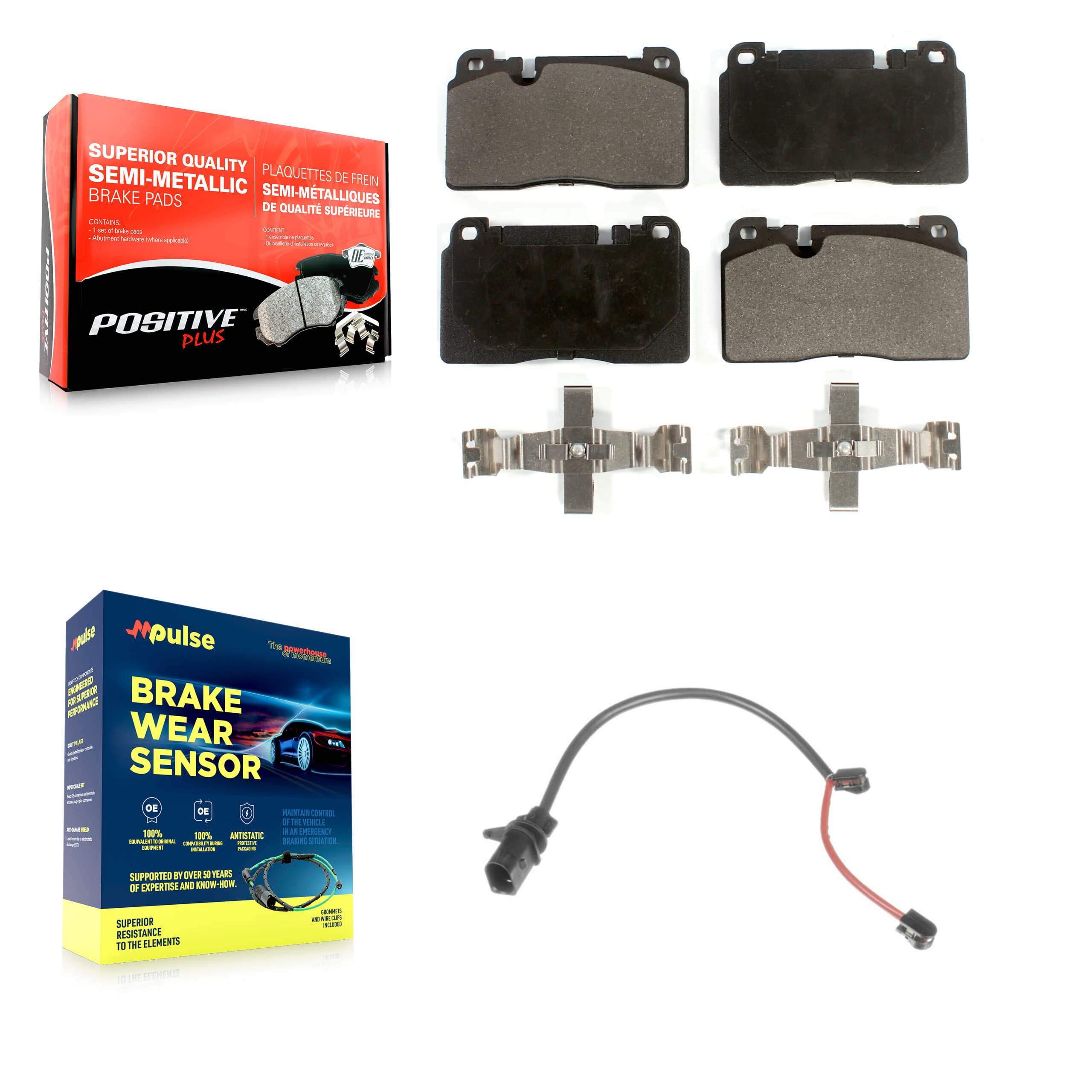 Positive Plus - KPW-100597 - Front Disc Brake Pad Kits image 1