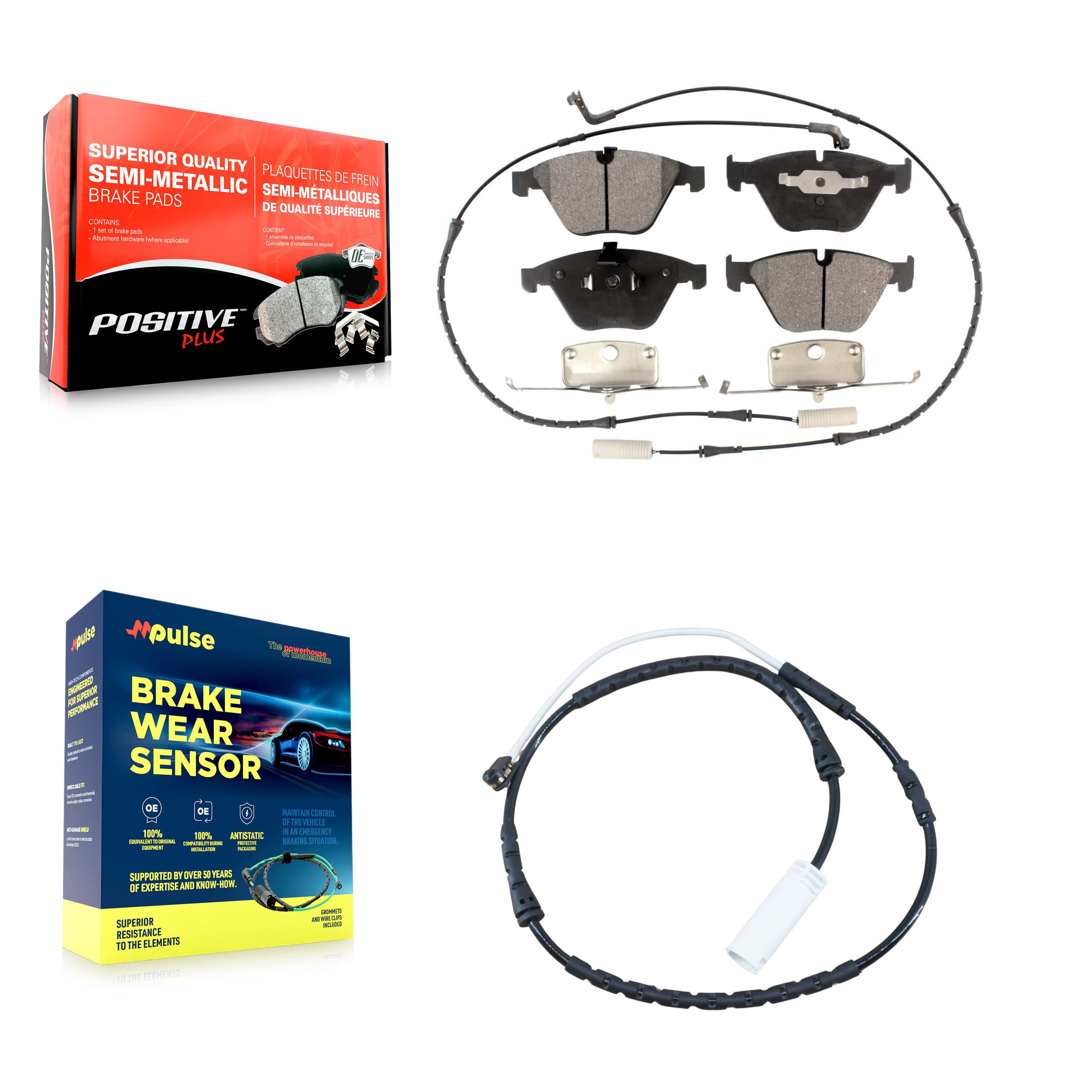 Positive Plus - KPW-100603 - Front Disc Brake Pad Kits image 1