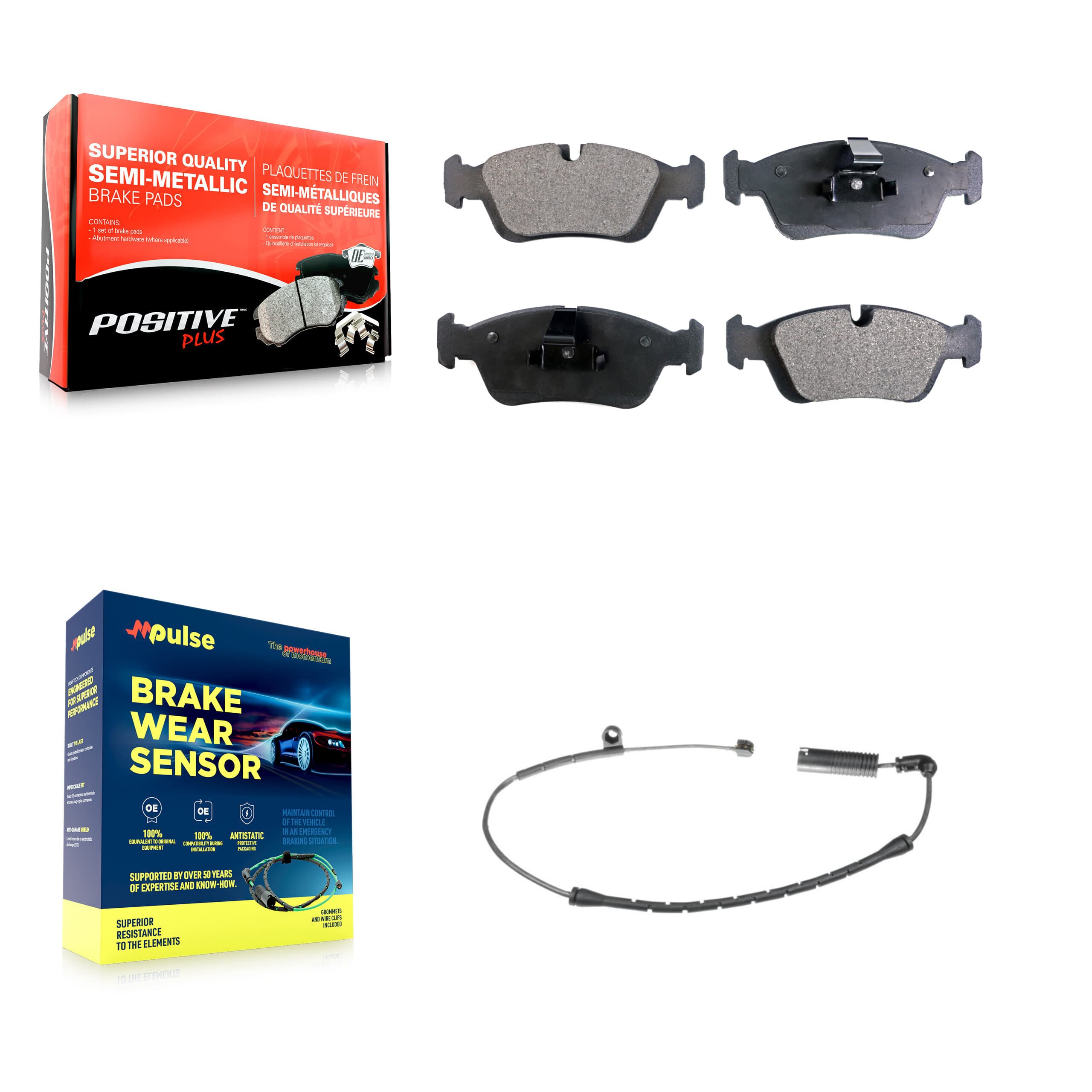 Positive Plus - KPW-100609 - Front Disc Brake Pad Kits image 1