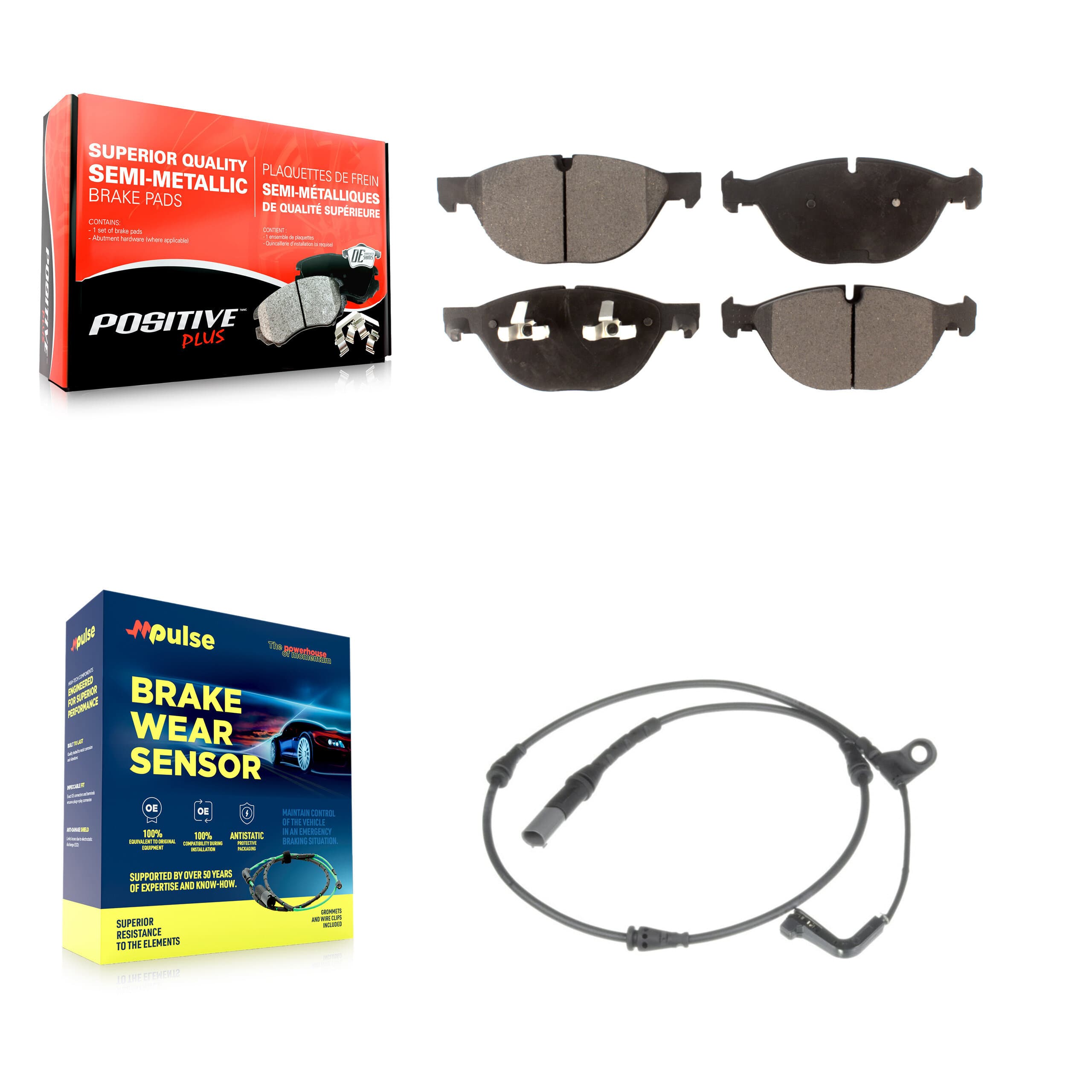 Positive Plus - KPW-100629 - Front Disc Brake Pad Kits image 1