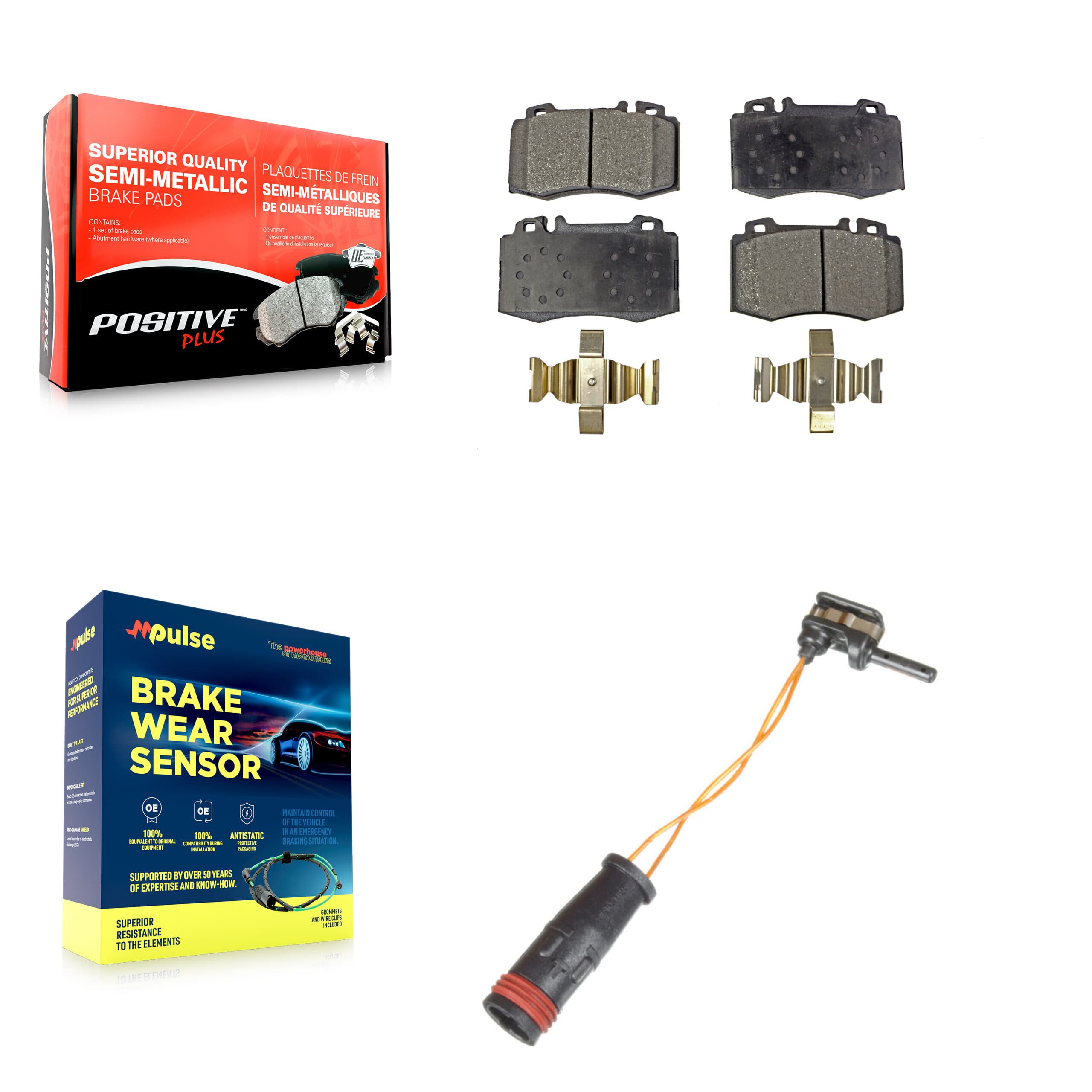 Positive Plus - KPW-100643 - Front Disc Brake Pad Kits image 1