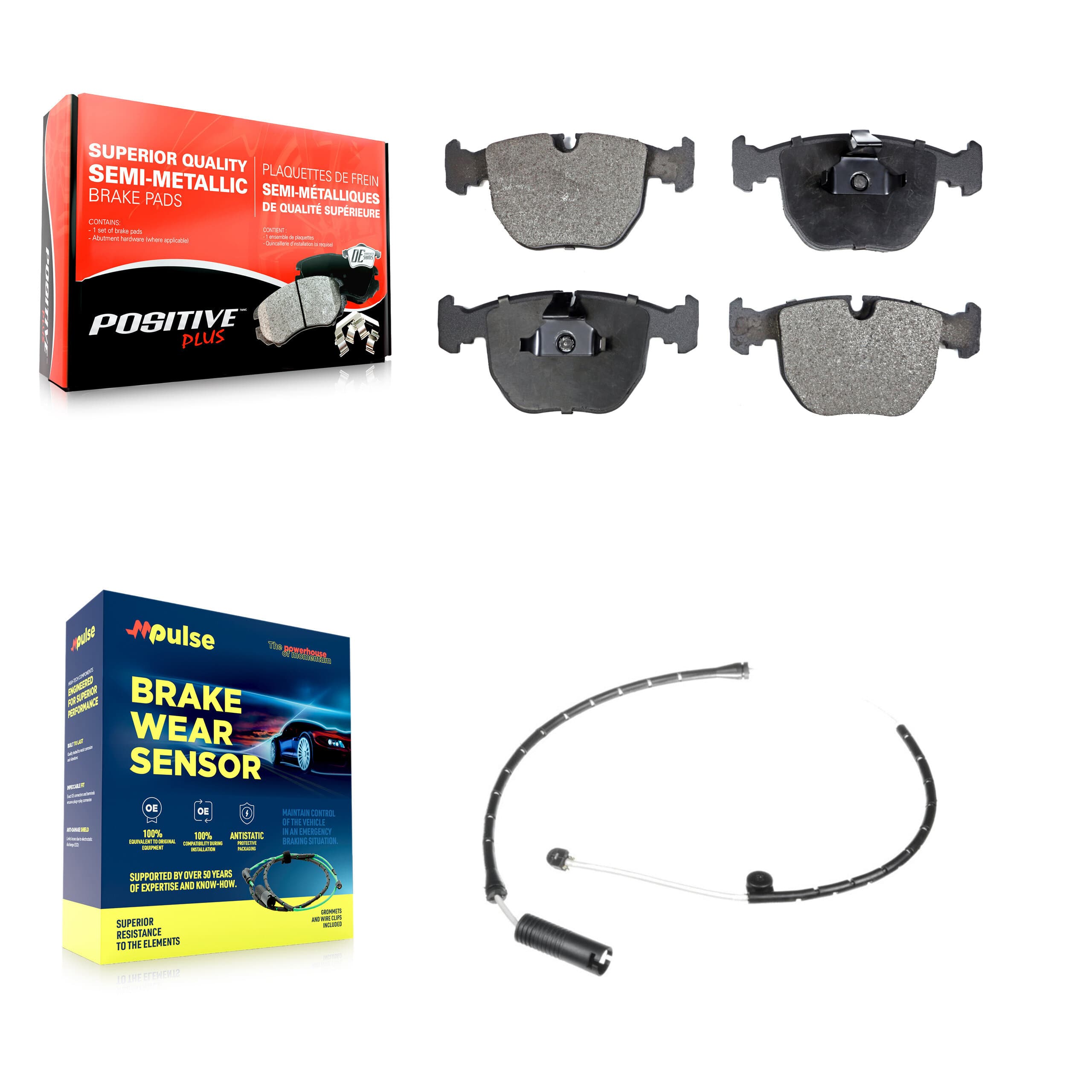 Positive Plus - KPW-100666 - Front Disc Brake Pad Kits image 1