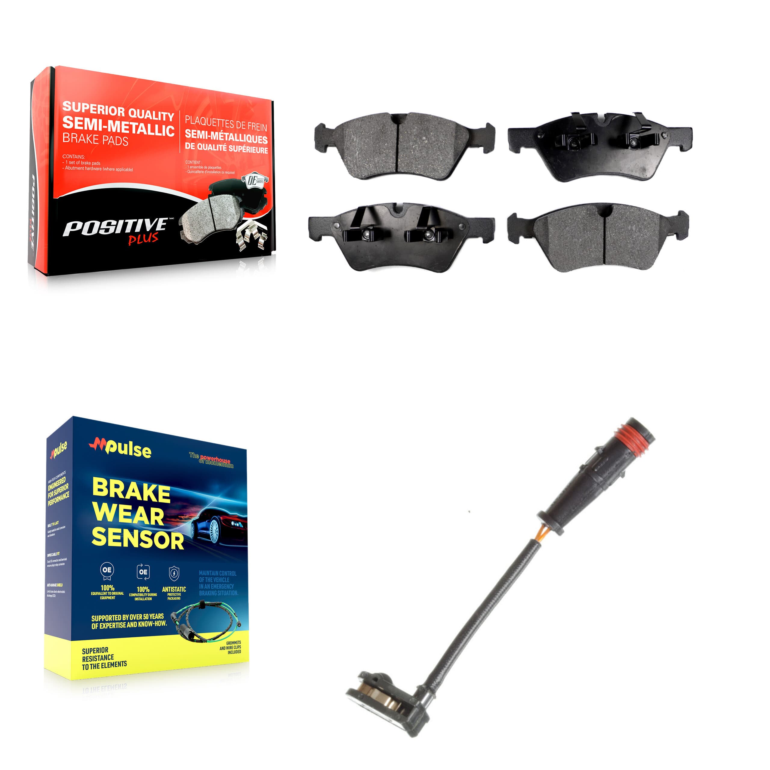 Positive Plus - KPW-100670 - Front Disc Brake Pad Kits image 1